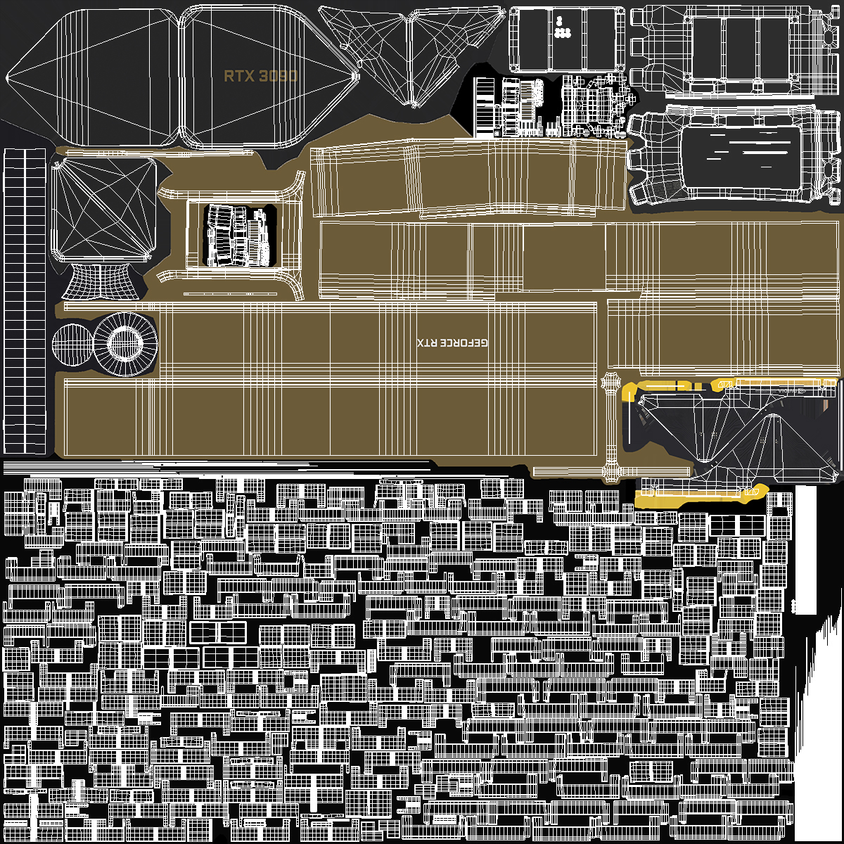 3D model Nvidia GeForce RTX 3090 Founders Edition