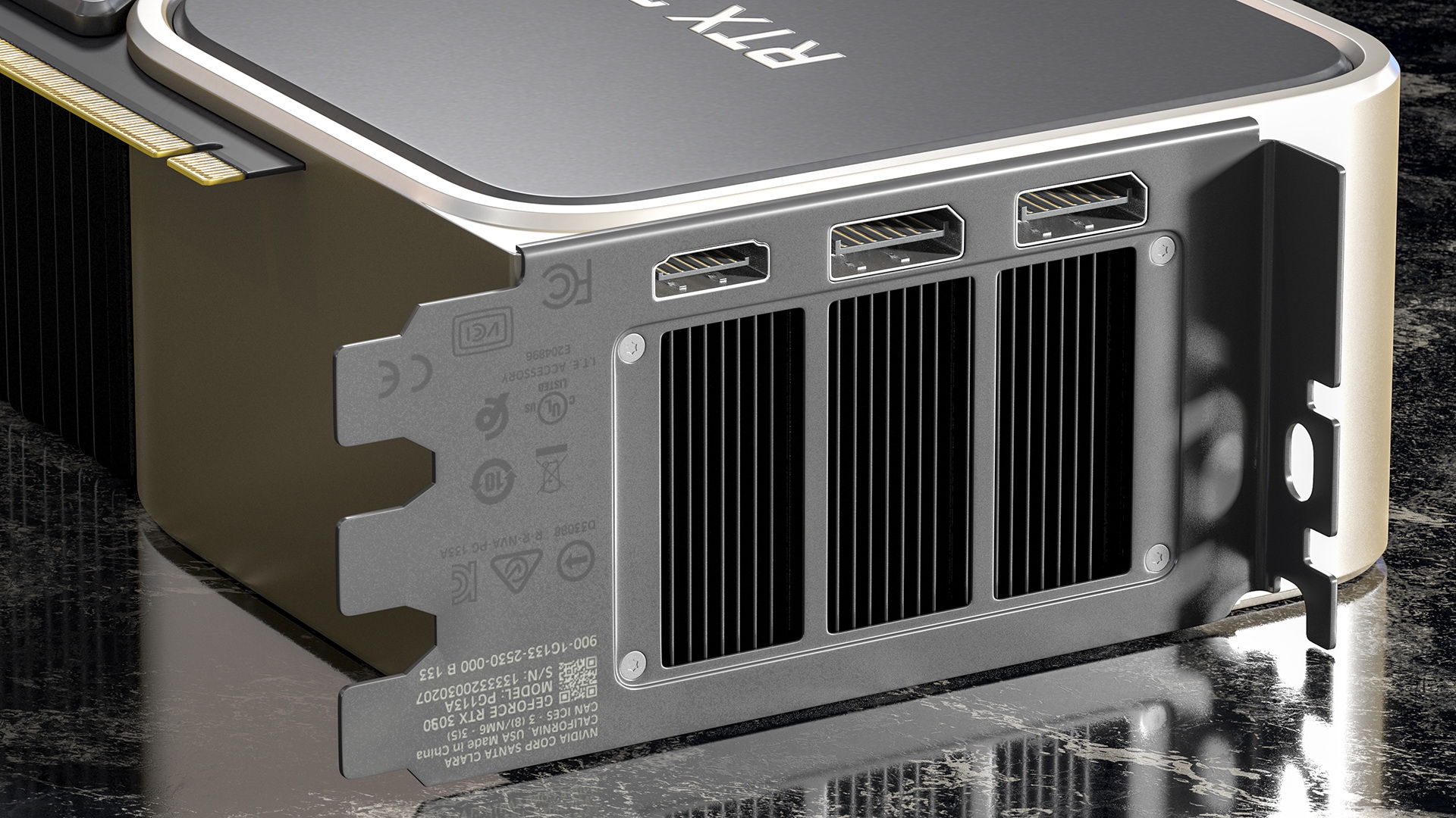 3D model Nvidia GeForce RTX 3090 Founders Edition