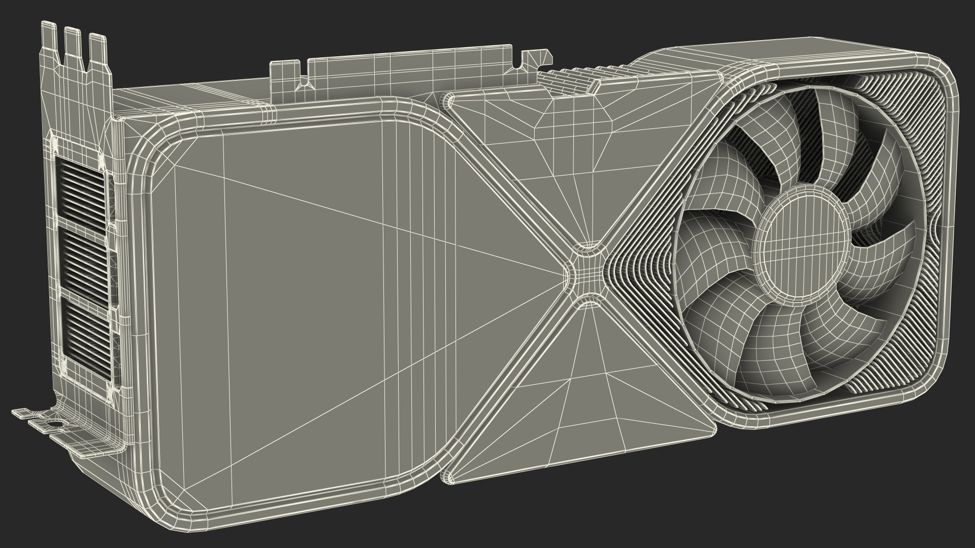 3D model Nvidia GeForce RTX 3090 Founders Edition