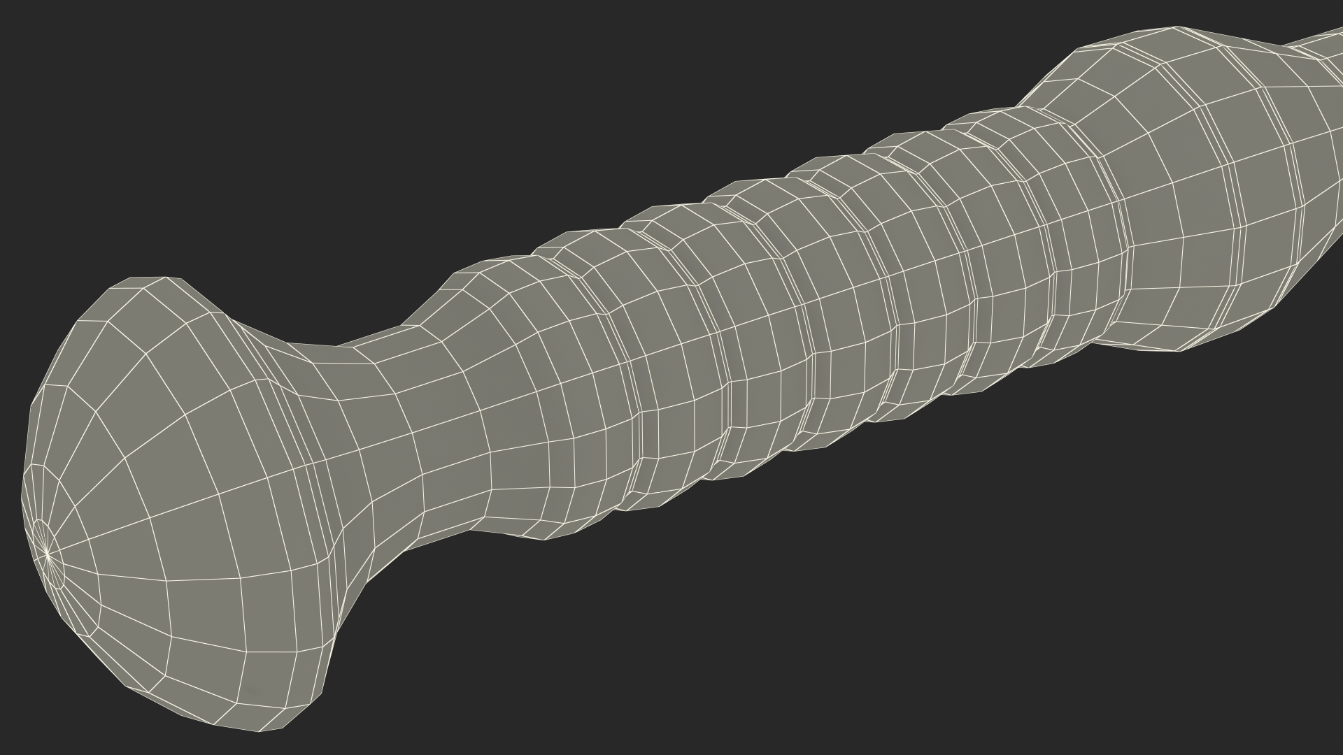3D Accordion Toilet Plunger Expanded model