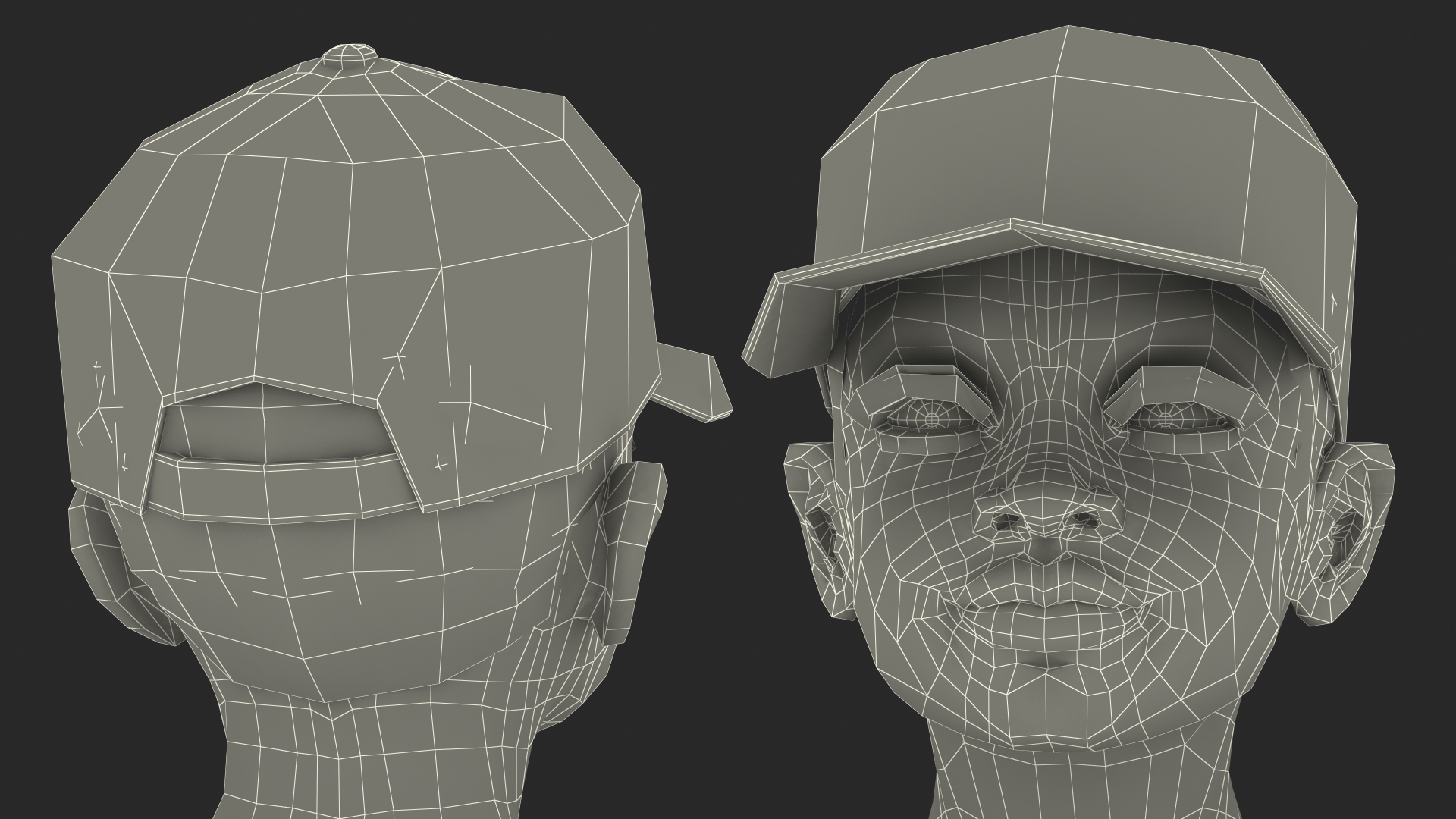 3D Black Child Boy Street Style model