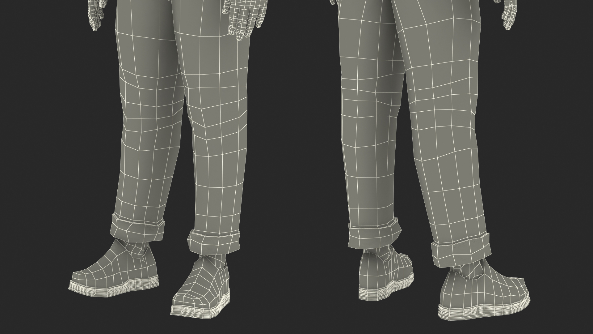 3D Black Child Boy Street Style model