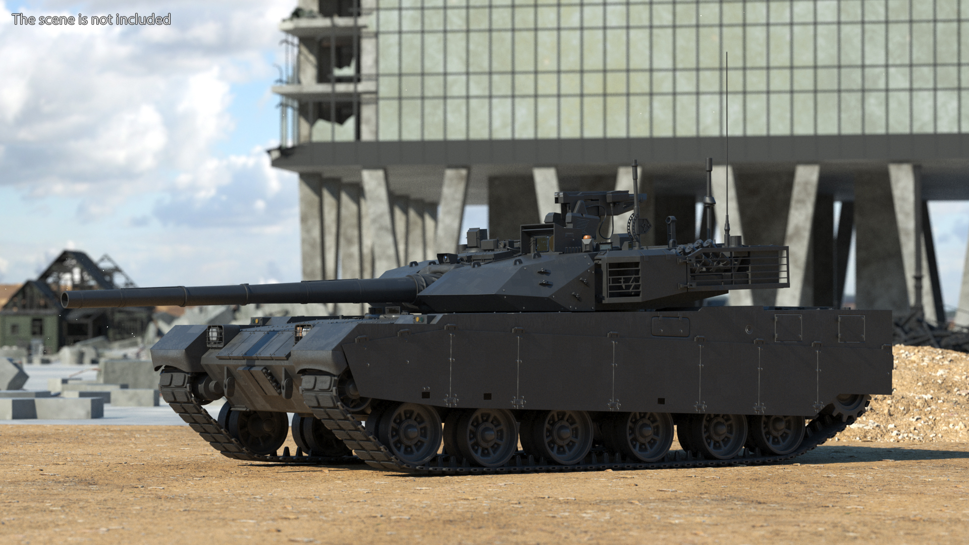Chinese Tank for City Battlefield Rigged for Maya 3D model