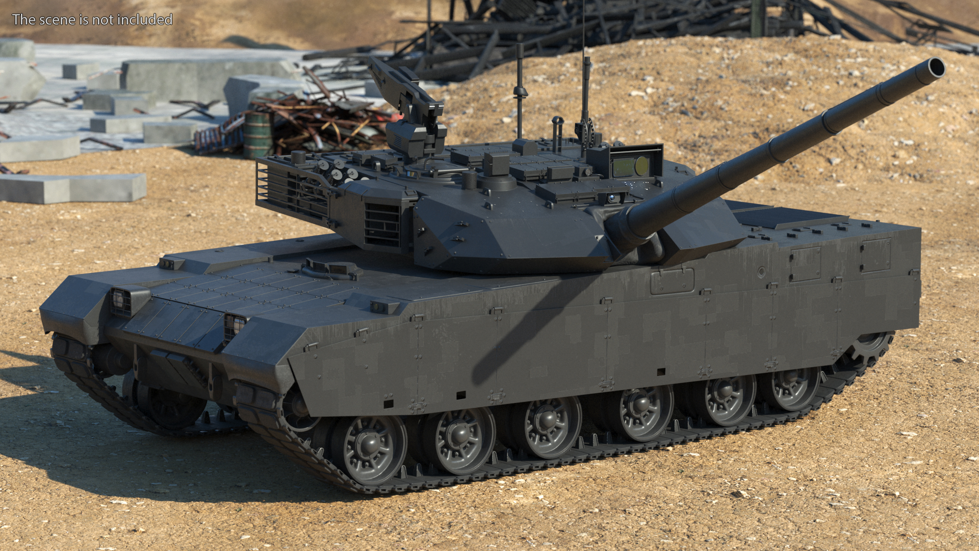 Chinese Tank for City Battlefield Rigged for Maya 3D model