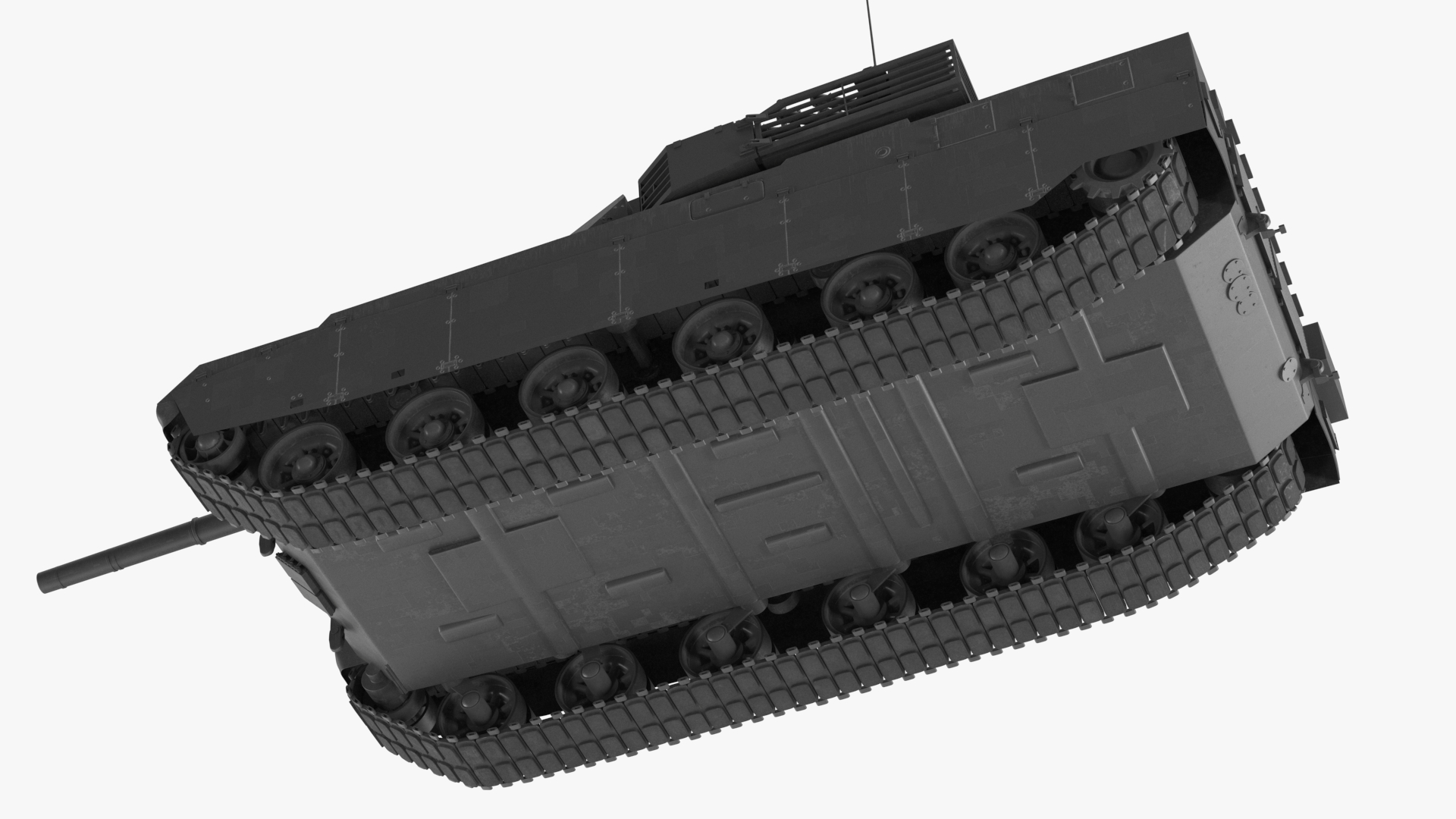 Chinese Tank for City Battlefield Rigged for Maya 3D model