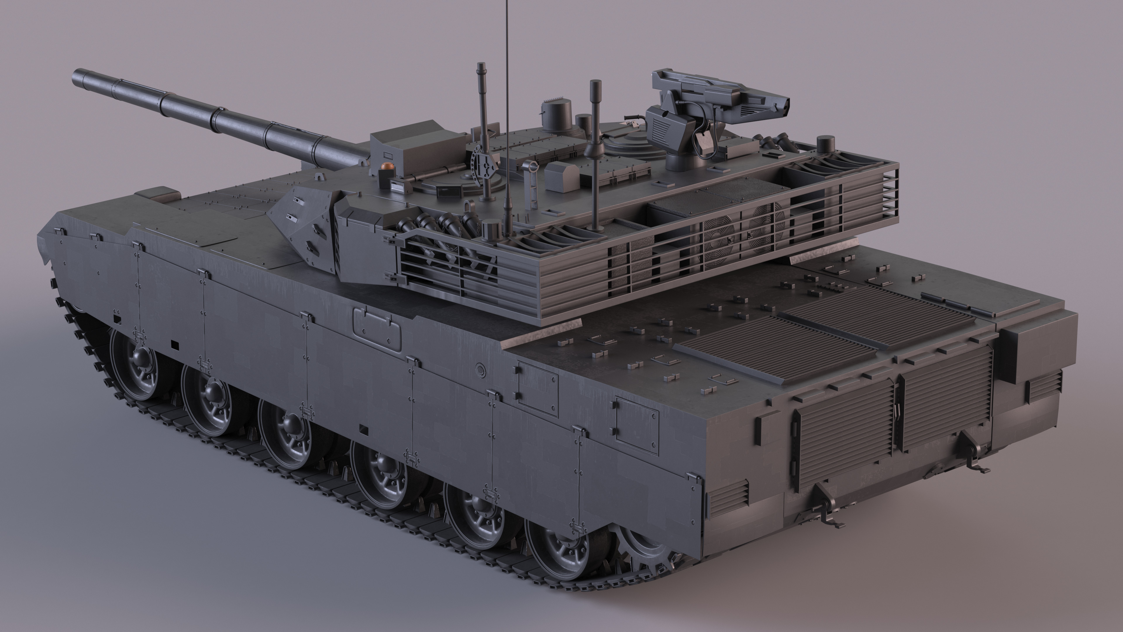 Chinese Tank for City Battlefield Rigged for Maya 3D model