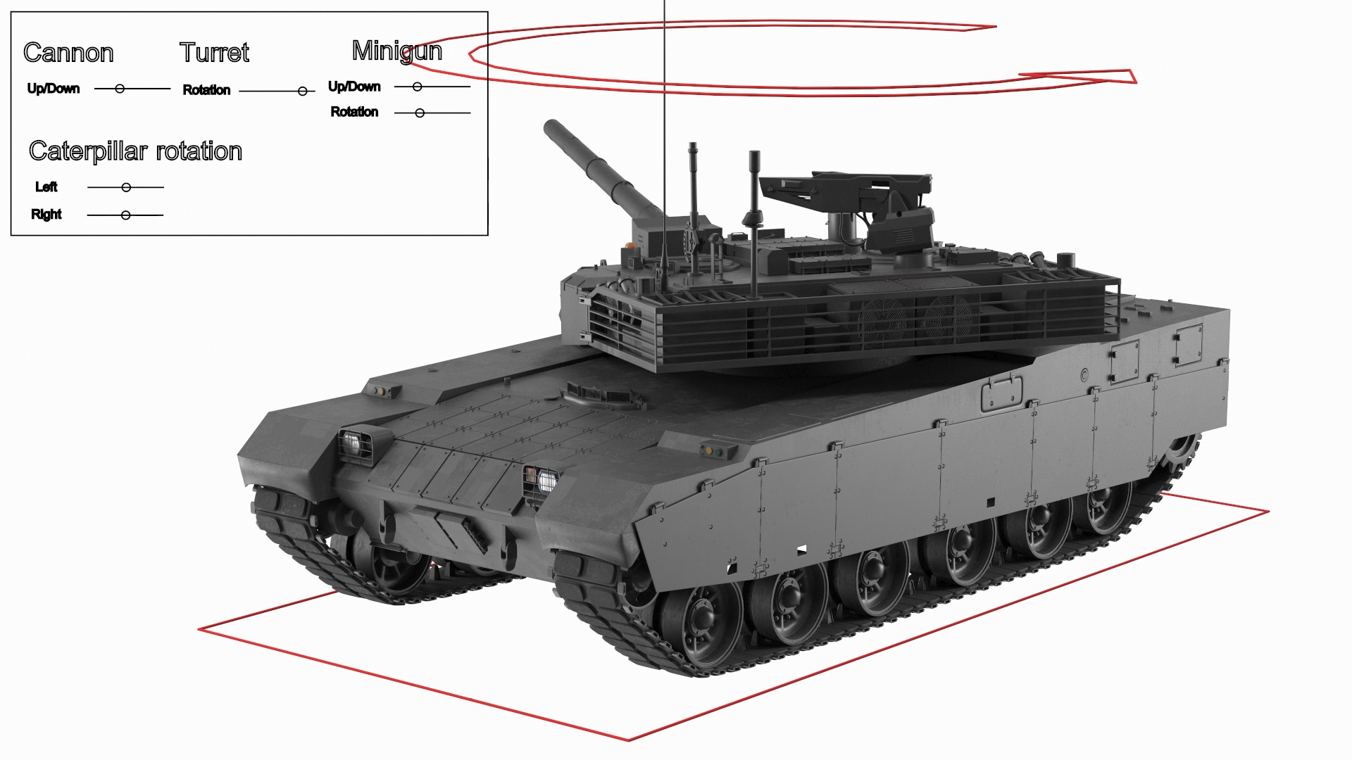 Chinese Tank for City Battlefield Rigged for Maya 3D model