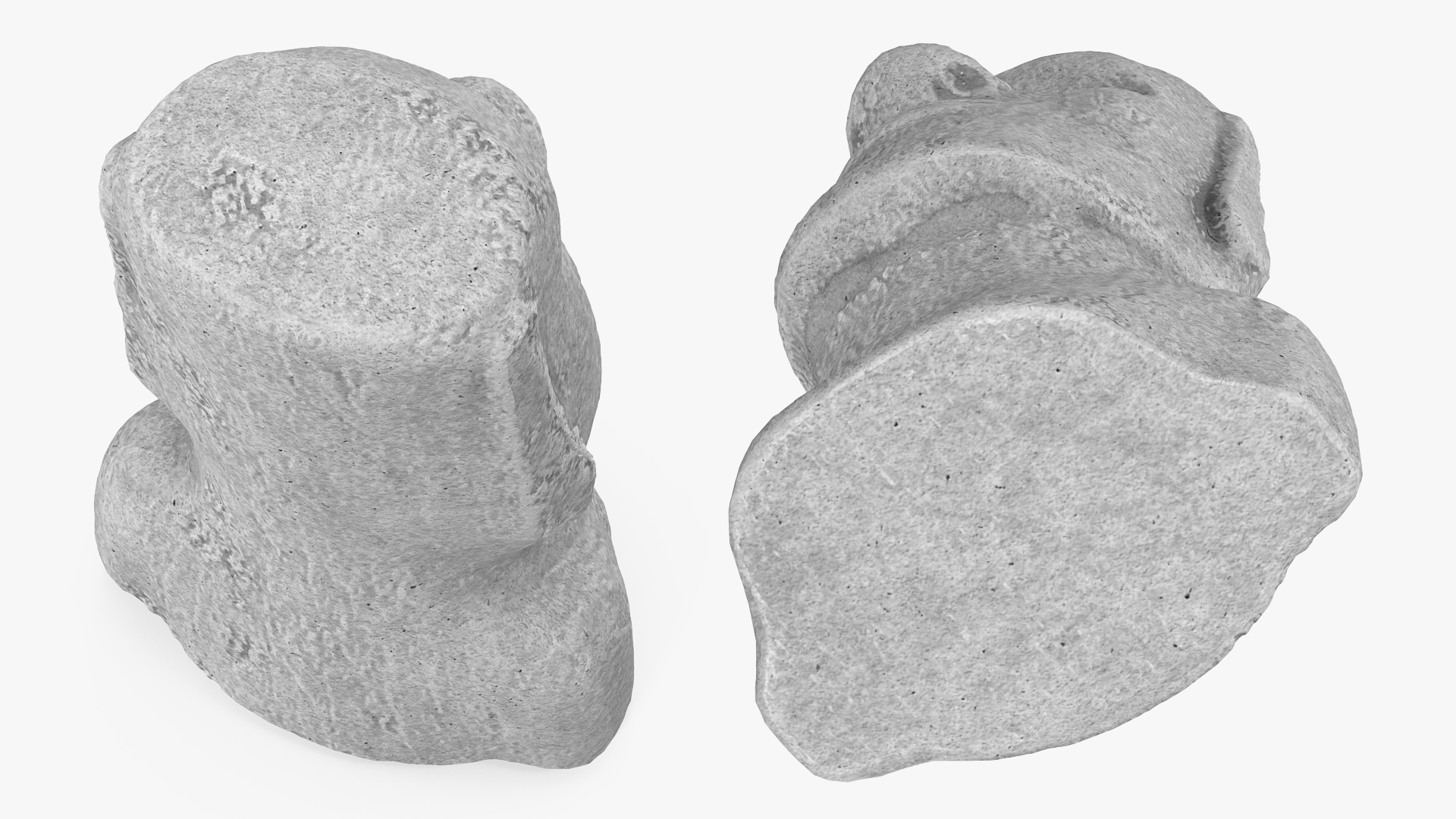 3D model Easter Island Rock Moai Statue