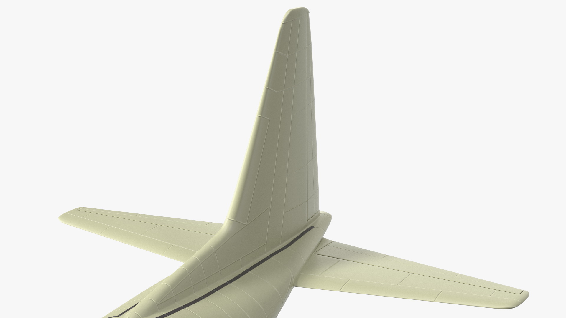 3D model Turboprop Military Transport Aircraft Scale Model with Stand
