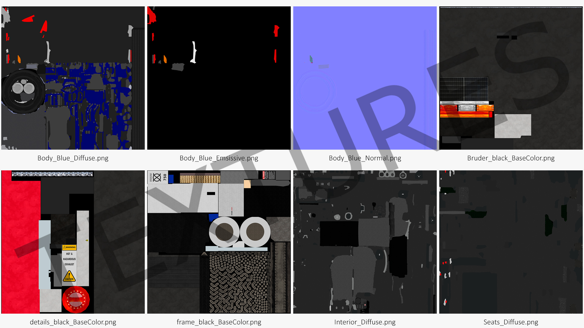 SUV with Travel Mobile Home 3D