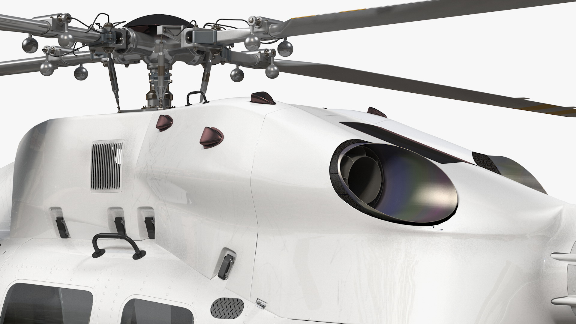 3D Twin Engine Light Utility Helicopter Rigged model
