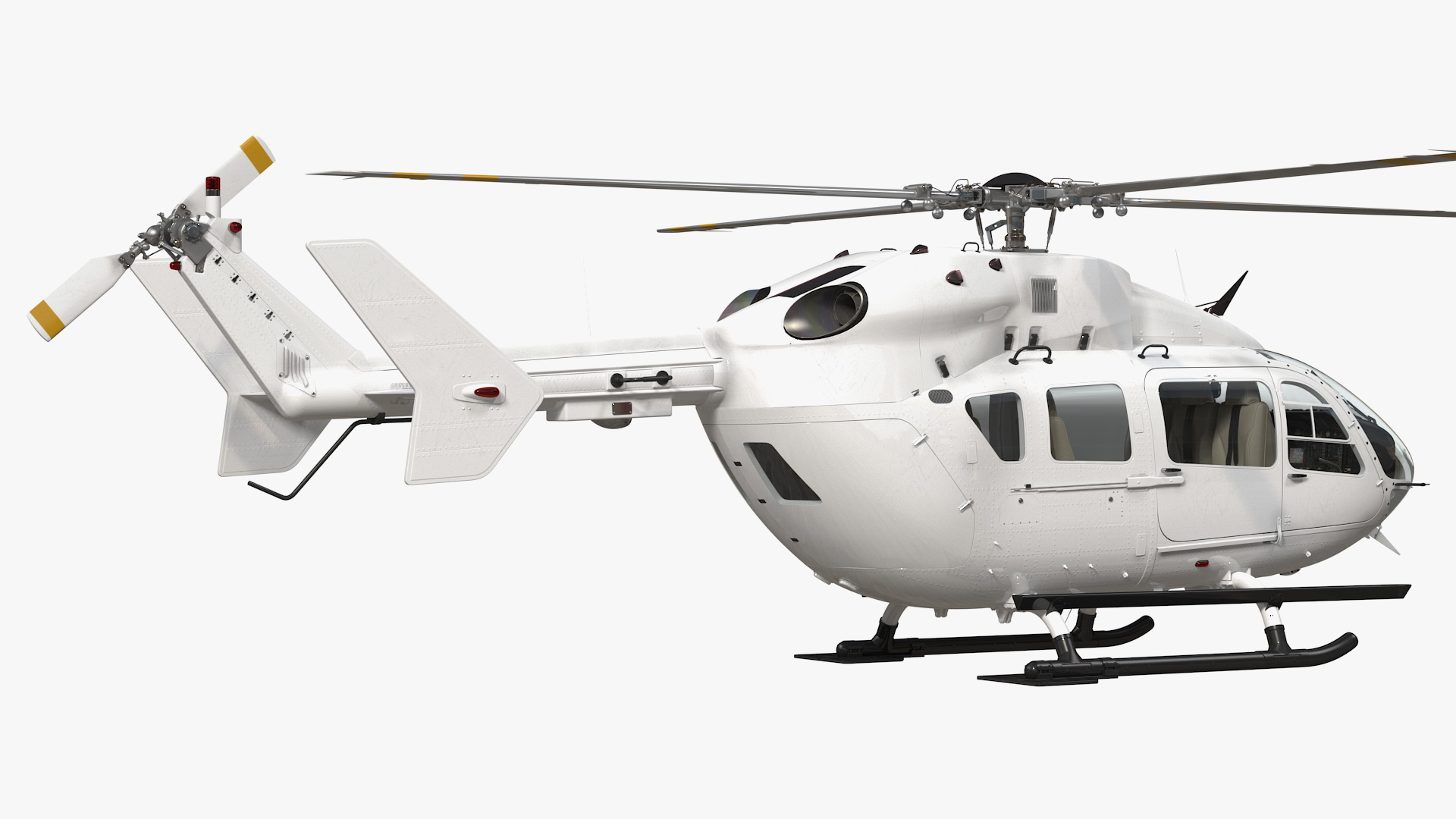 3D Twin Engine Light Utility Helicopter Rigged model