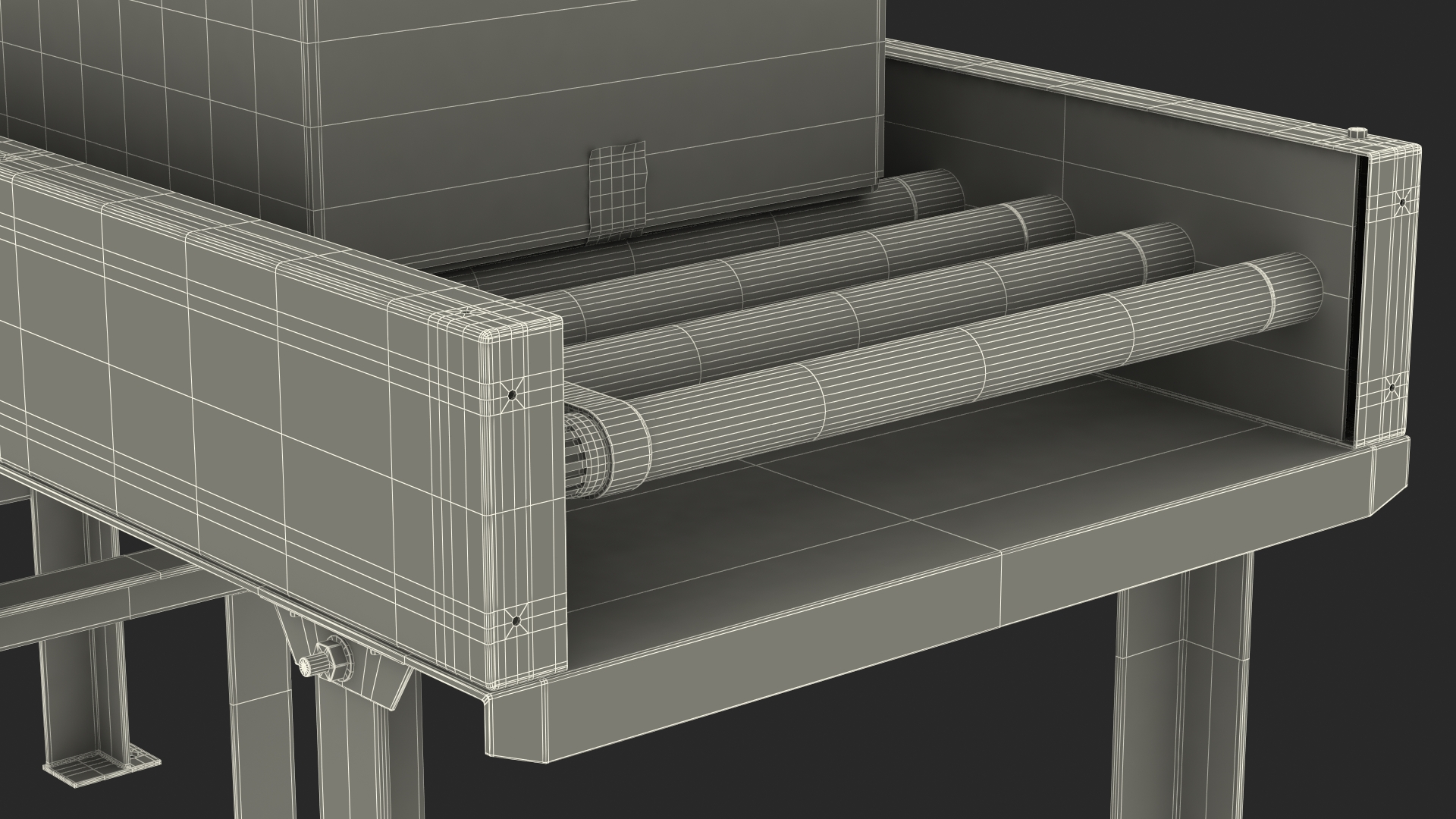 The Box on Conveyor 3D model
