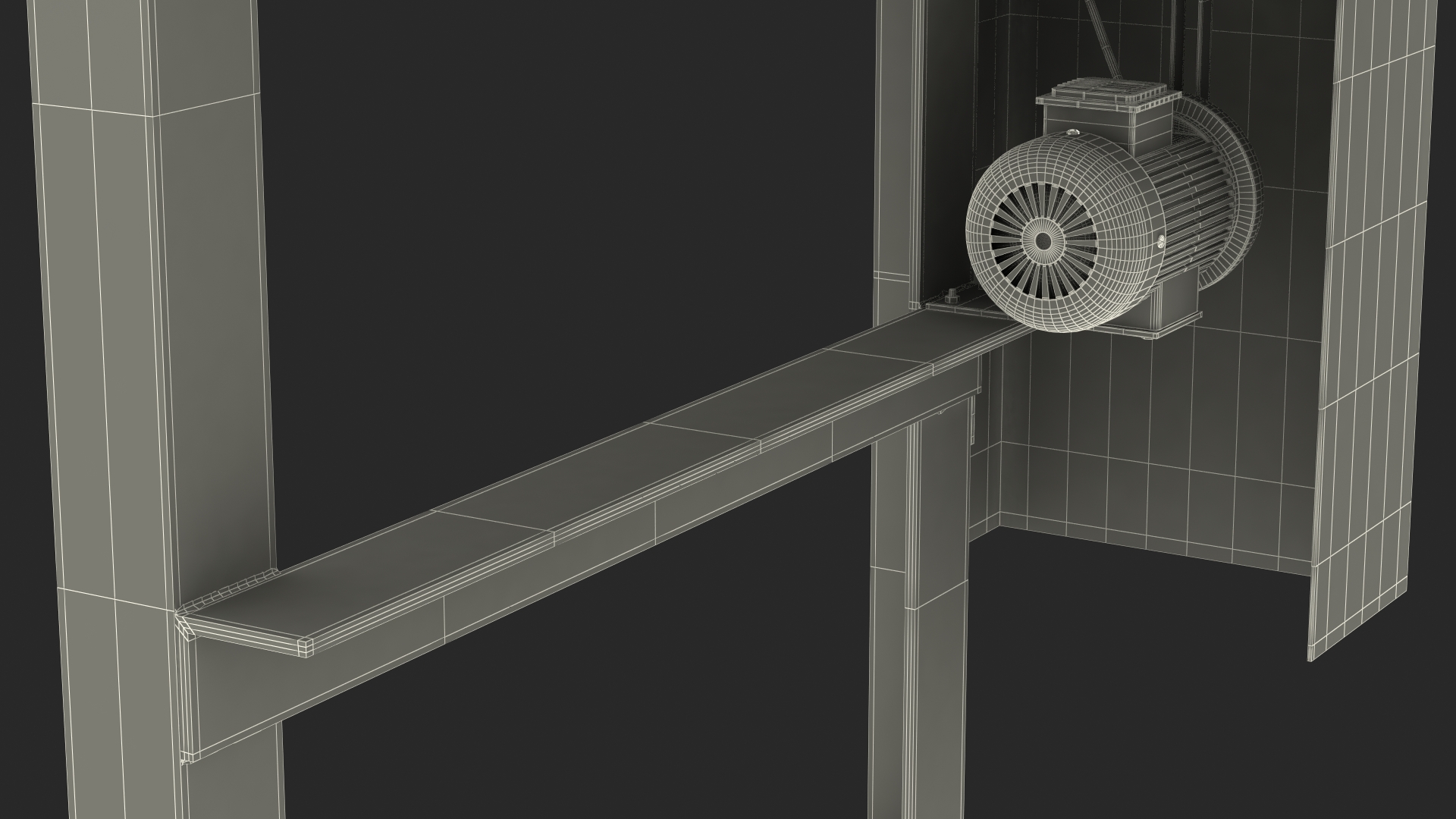 The Box on Conveyor 3D model