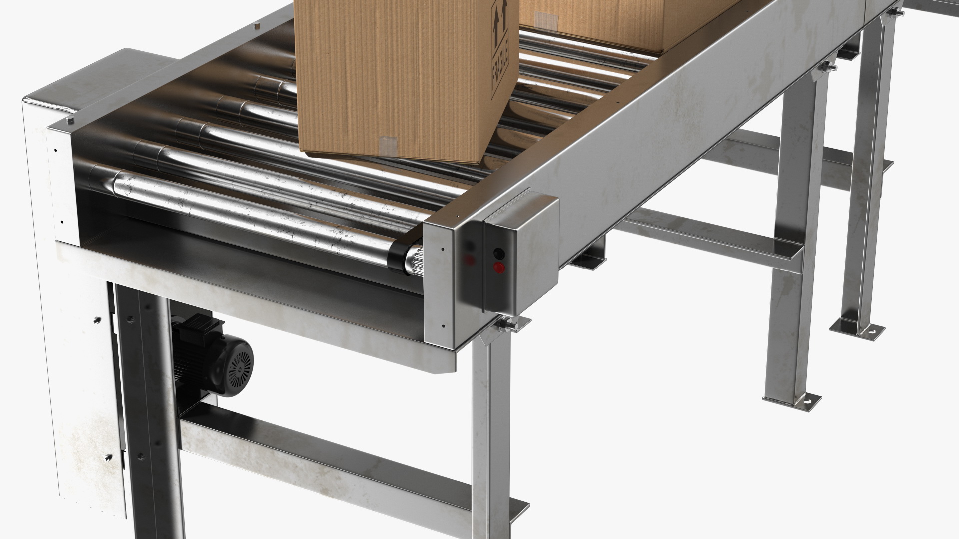 The Box on Conveyor 3D model
