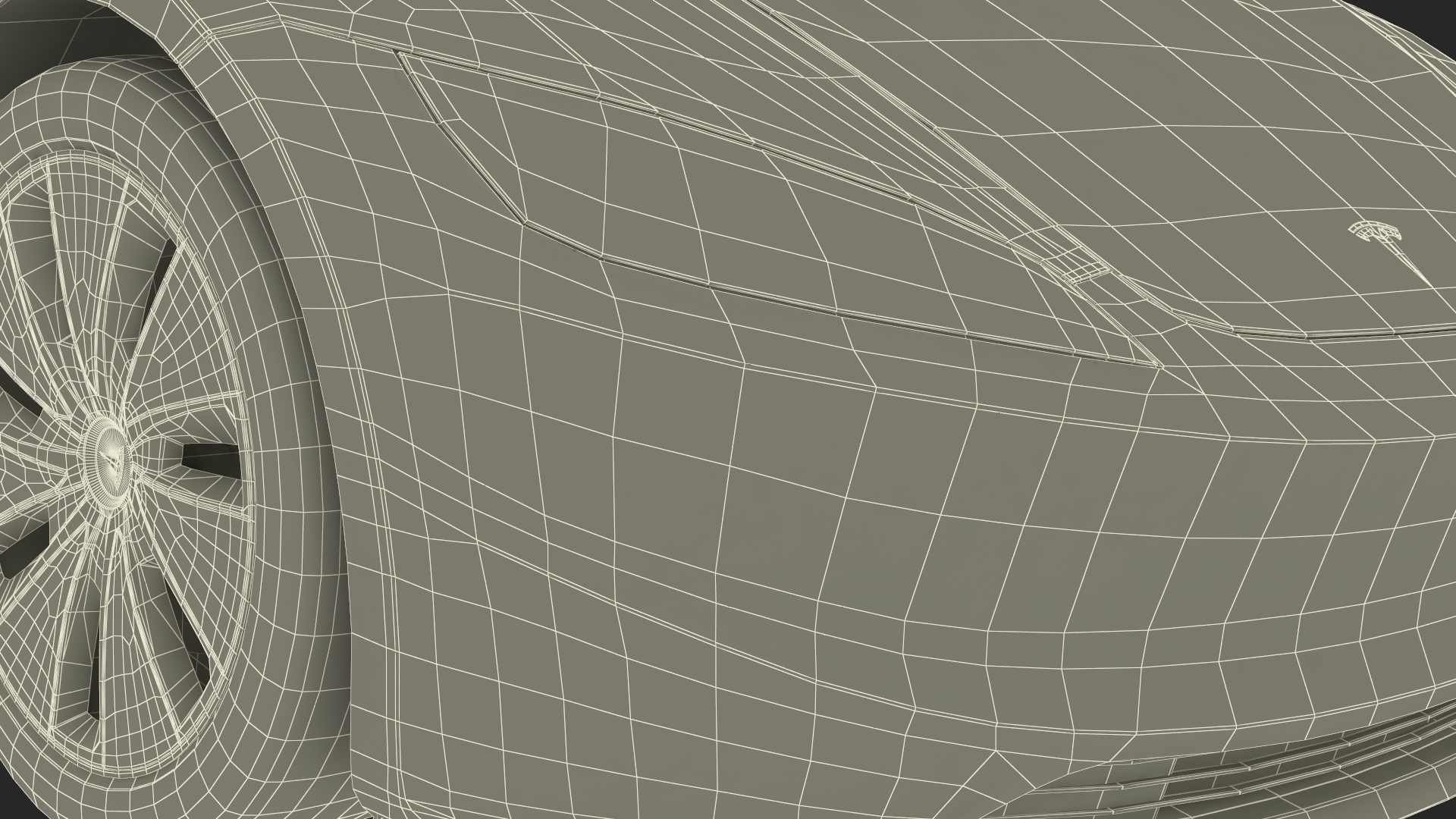 3D Tesla Model 3 2024 with Roofbox
