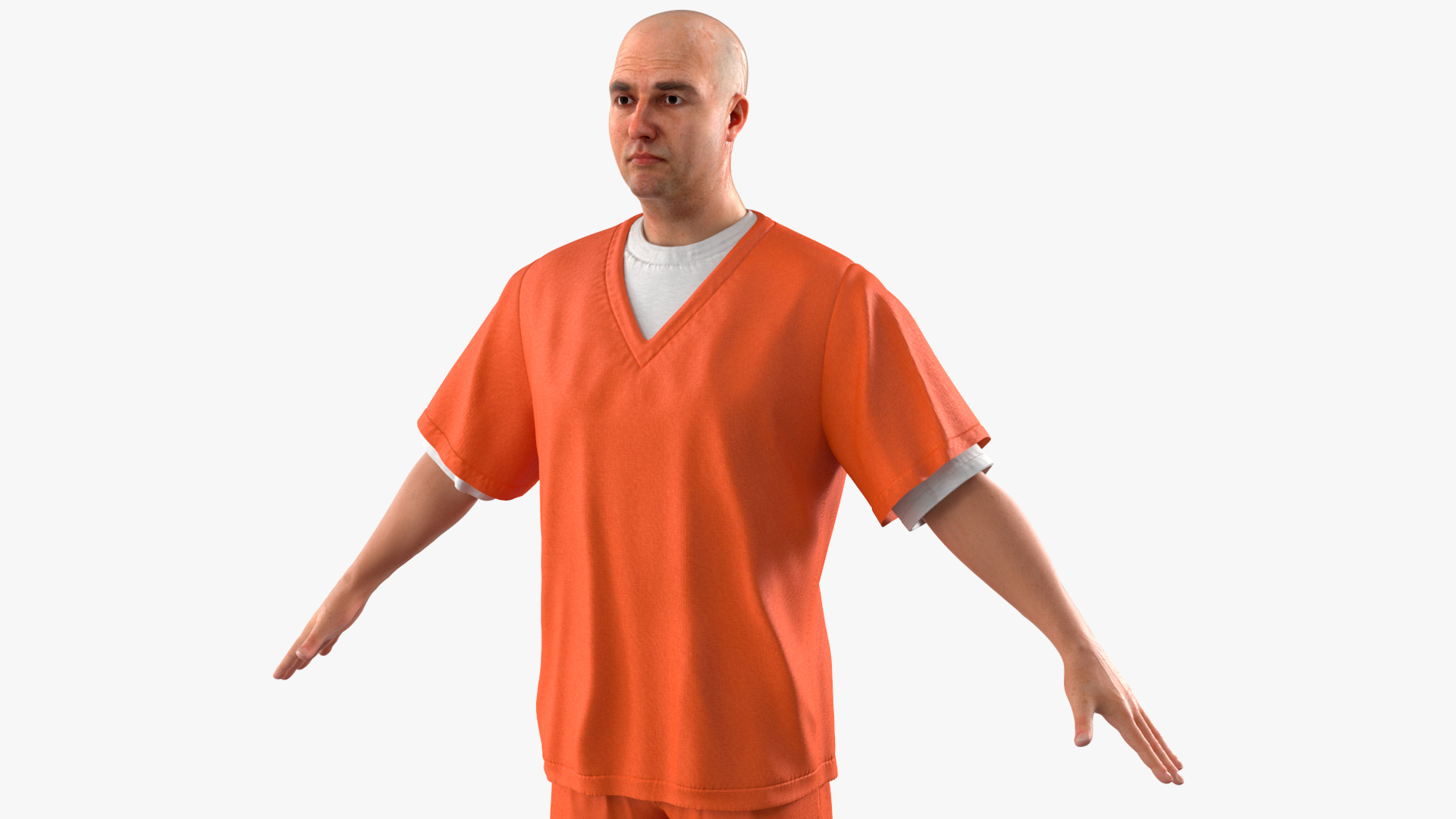 3D Male Prisoner model