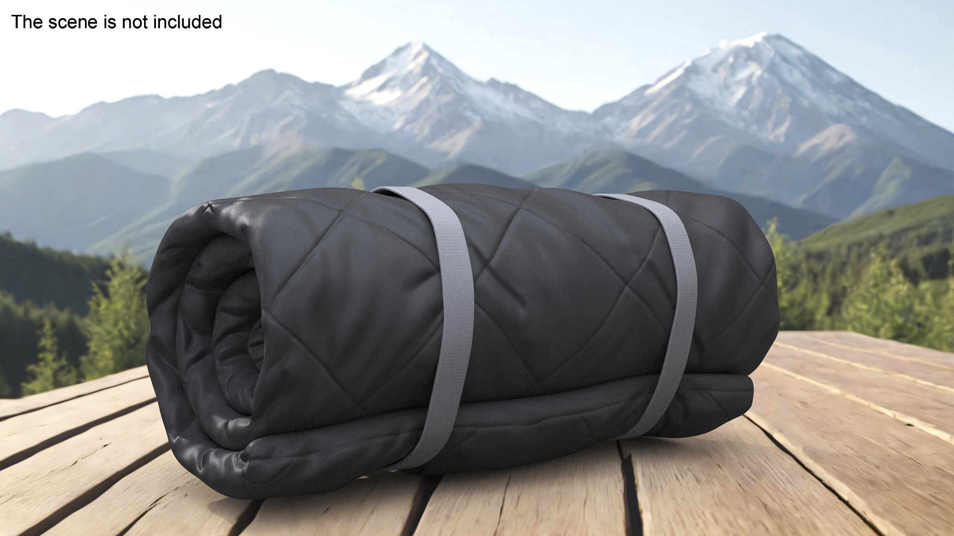 3D Rolled Sleeping Bag with Straps