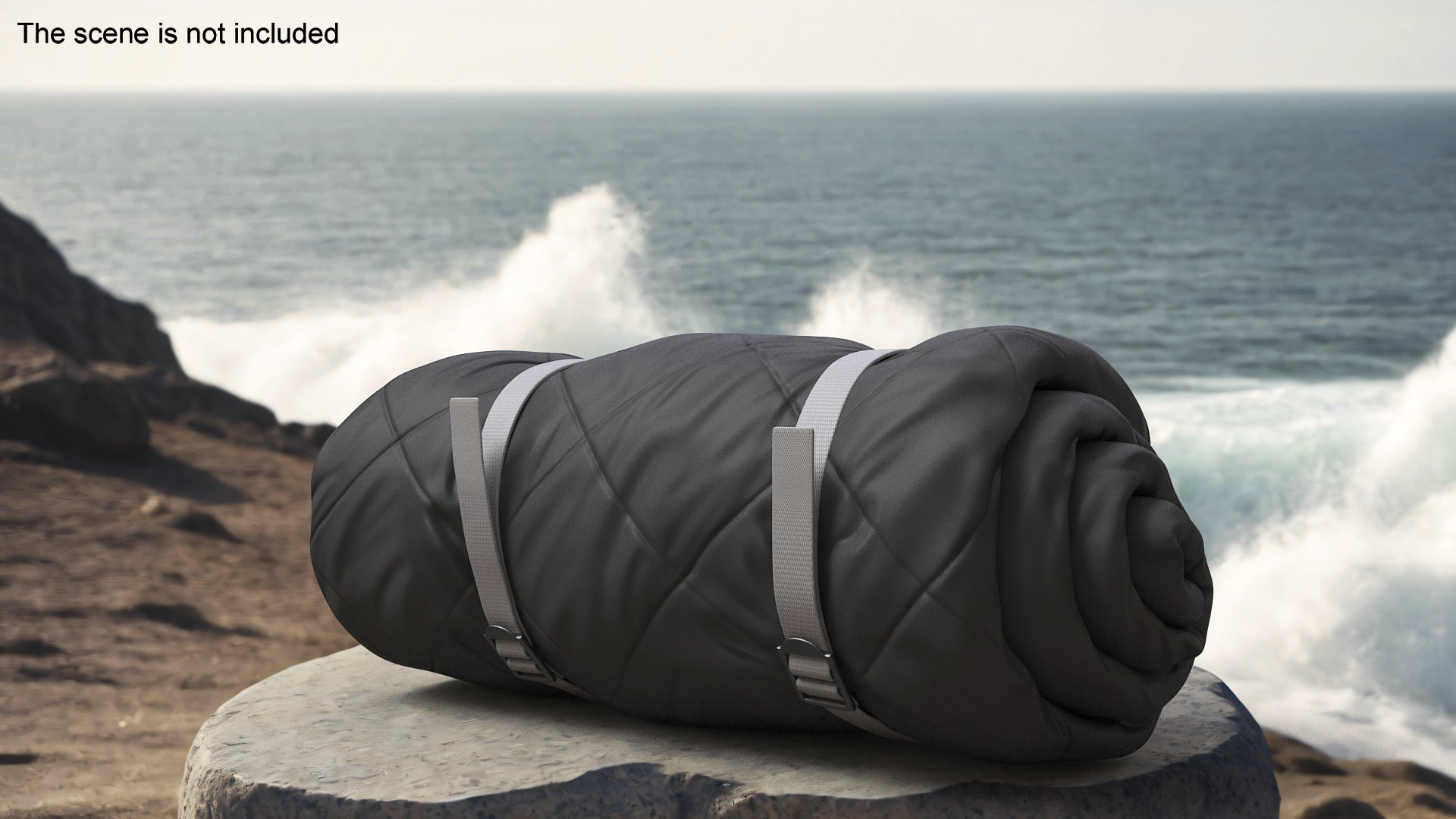 3D Rolled Sleeping Bag with Straps