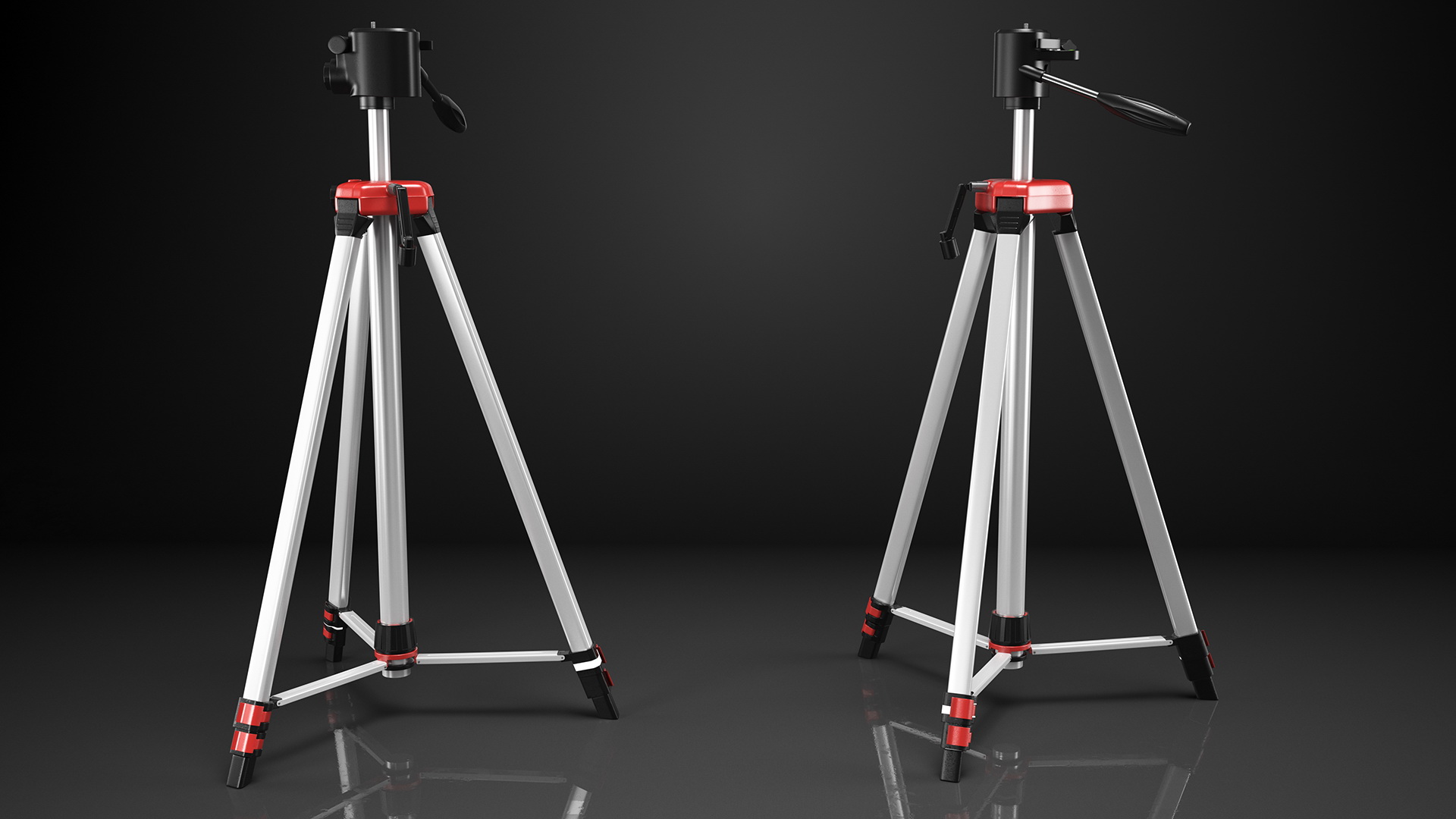 3D model Adjustable Laser Level Tripod Stand