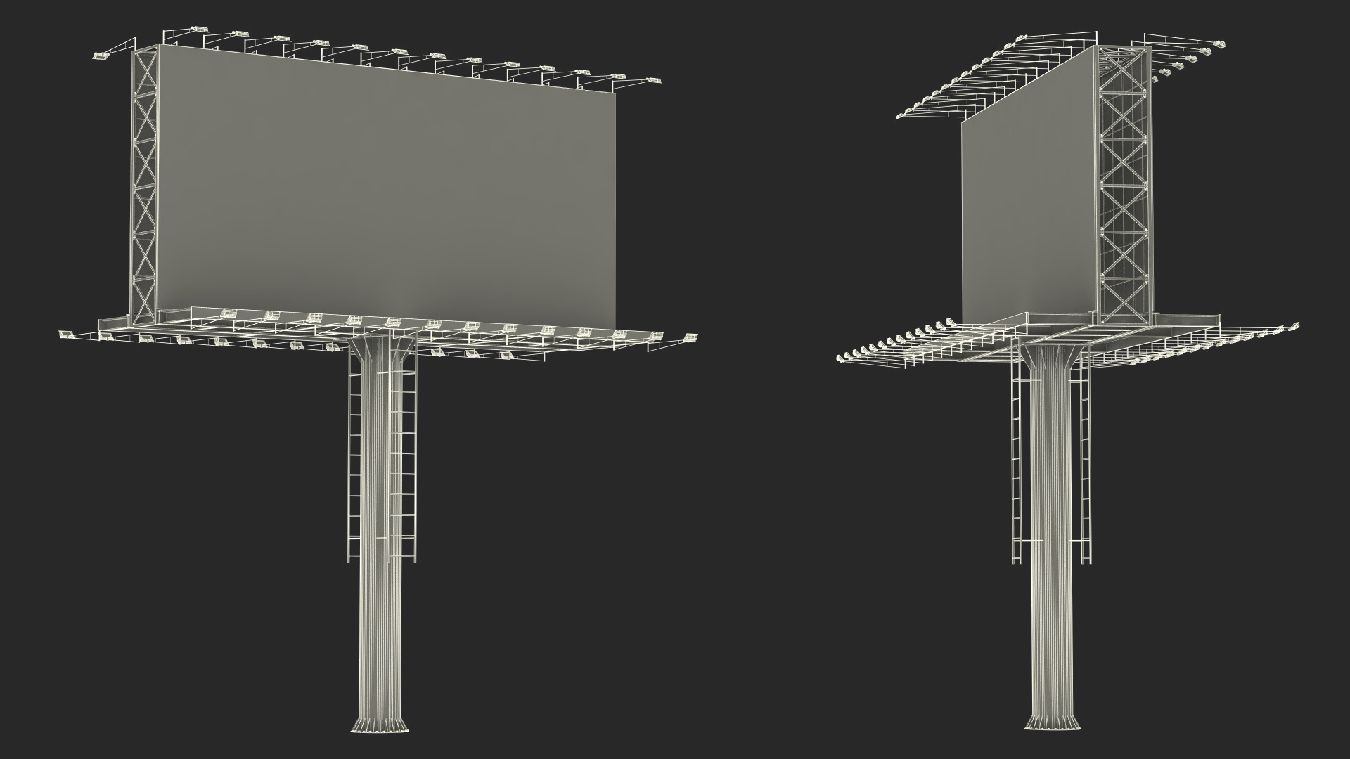 3D model Large Billboard