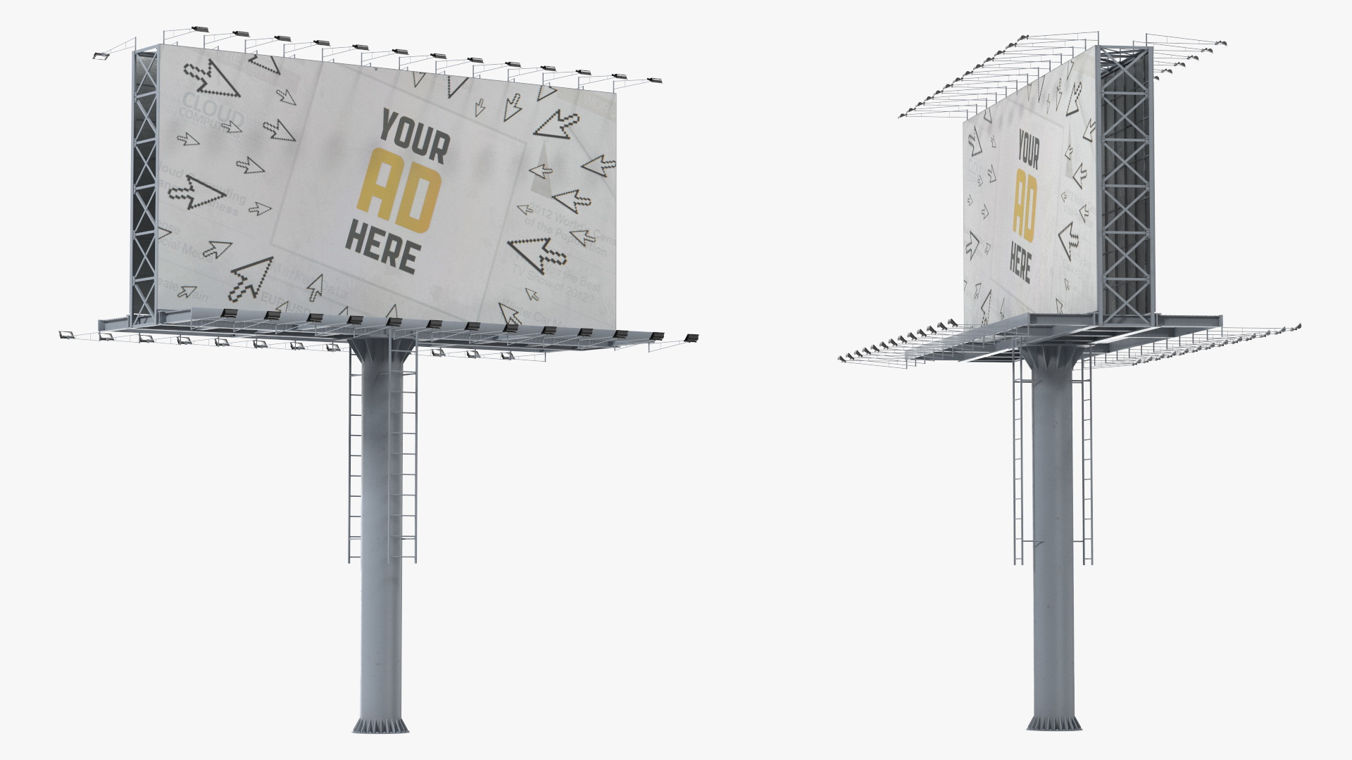 3D model Large Billboard