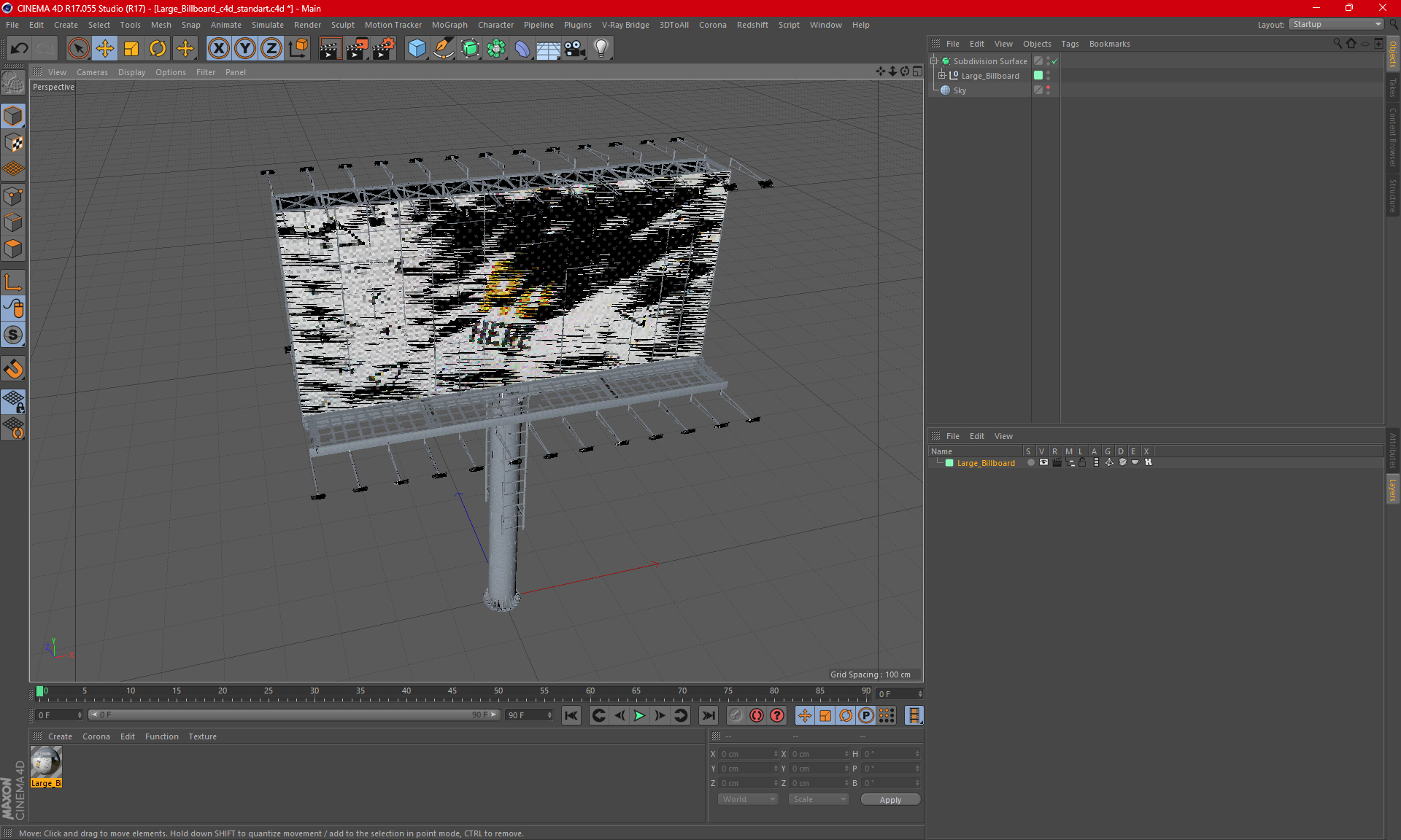 3D model Large Billboard