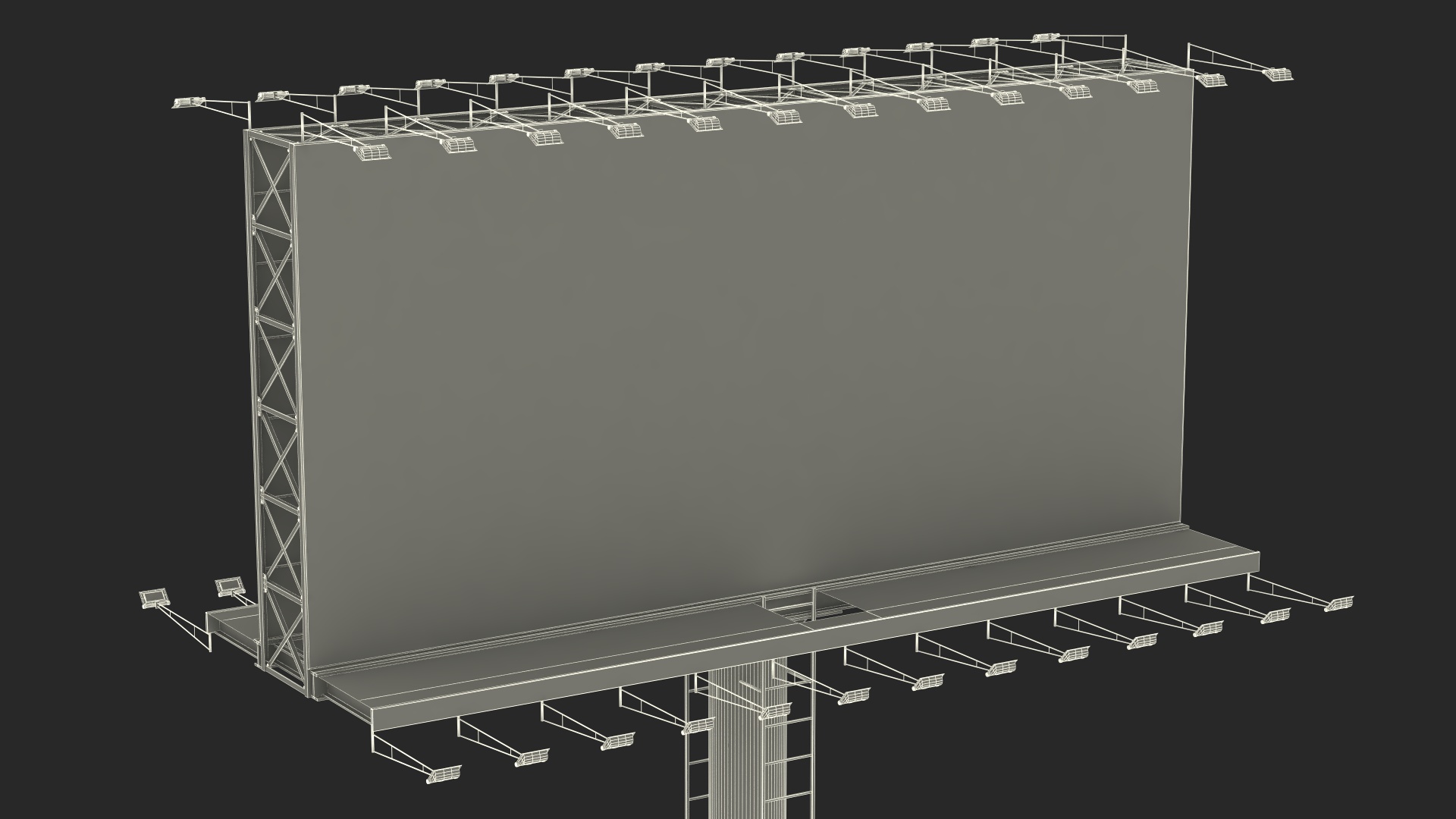 3D model Large Billboard