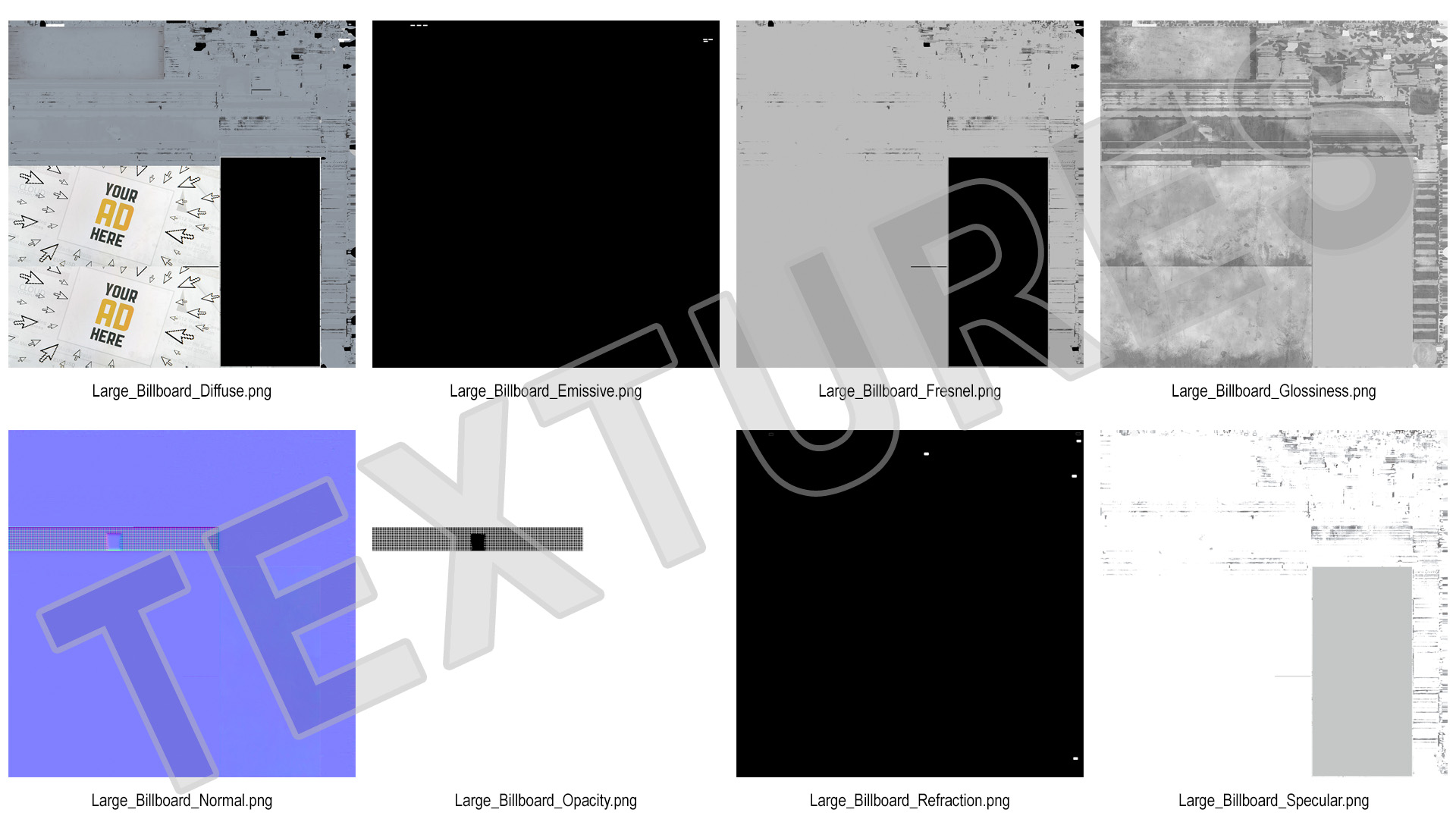 3D model Large Billboard