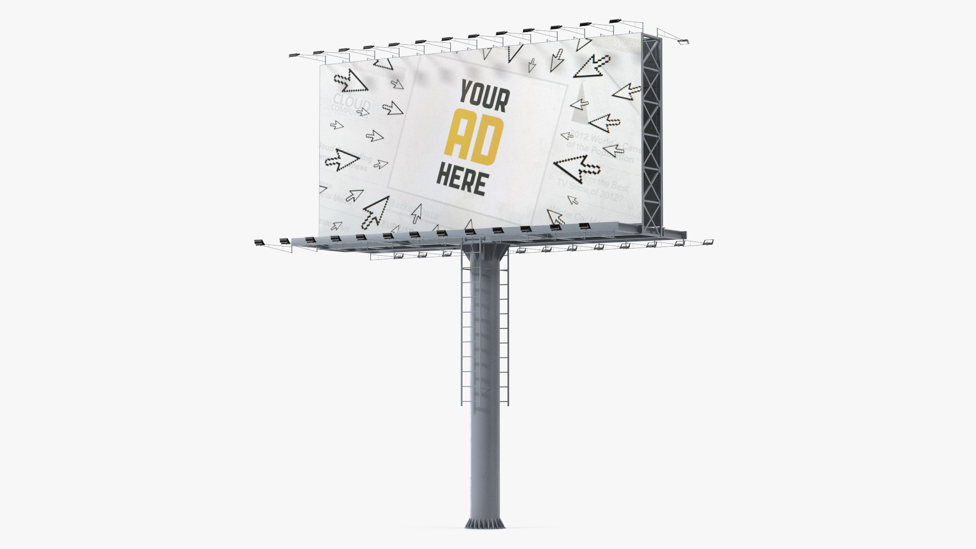 3D model Large Billboard