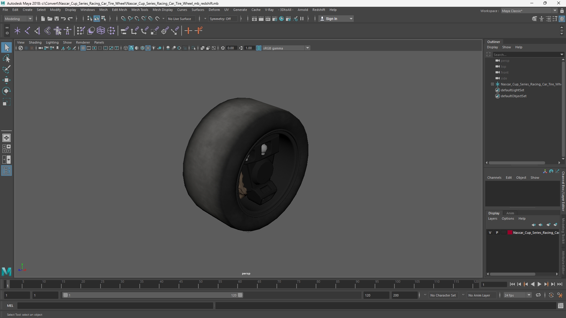 Nascar Cup Series Racing Car Tire Wheel - view 11