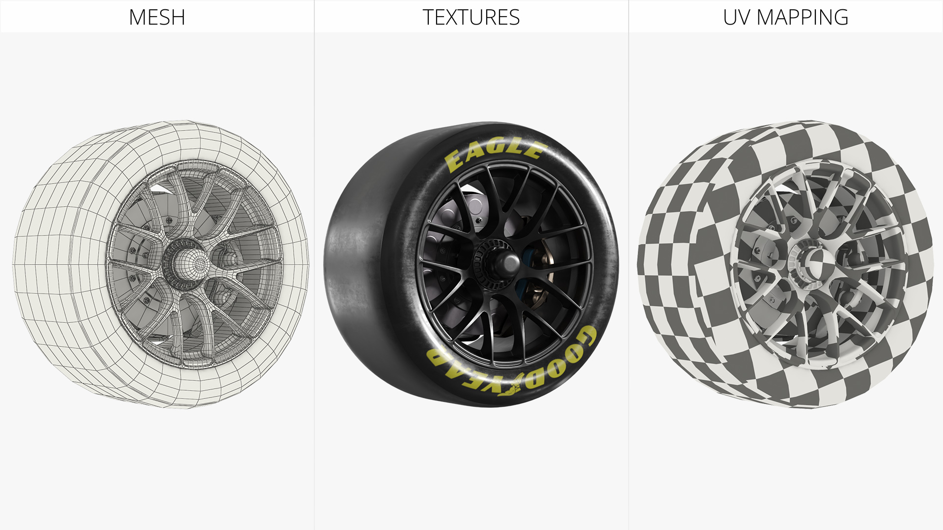 Nascar Cup Series Racing Car Tire Wheel - view 7