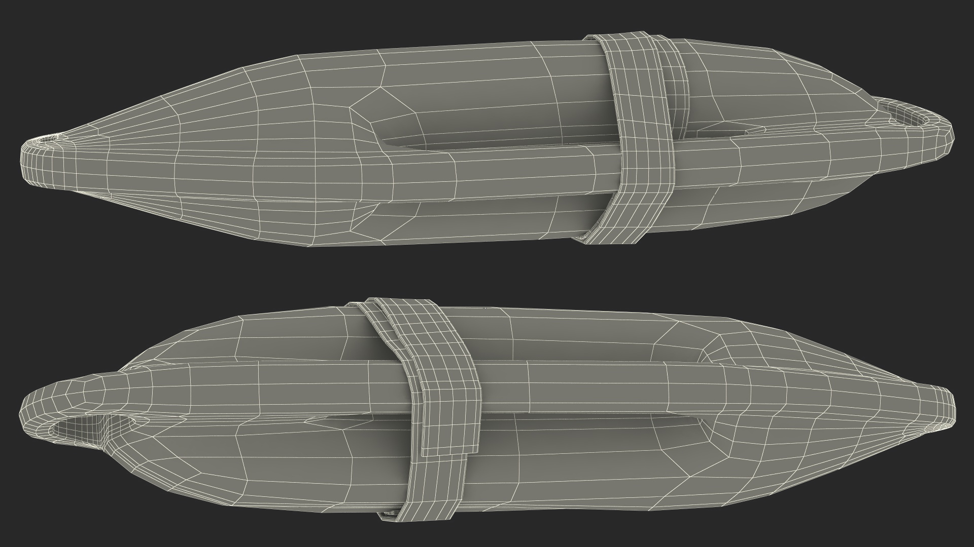 3D Torpedo Rescue Lifebuoy model