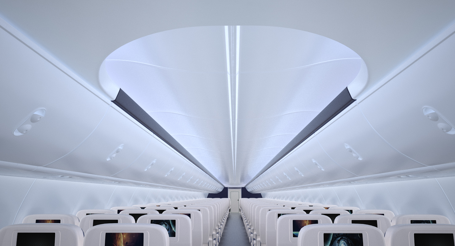 Boeing 737 900 with Interior Delta Air Lines 3D model
