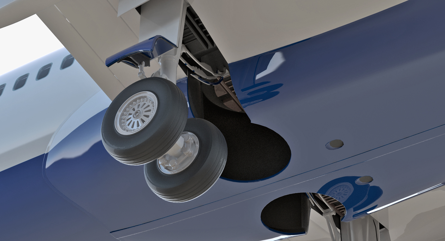 Boeing 737 900 with Interior Delta Air Lines 3D model