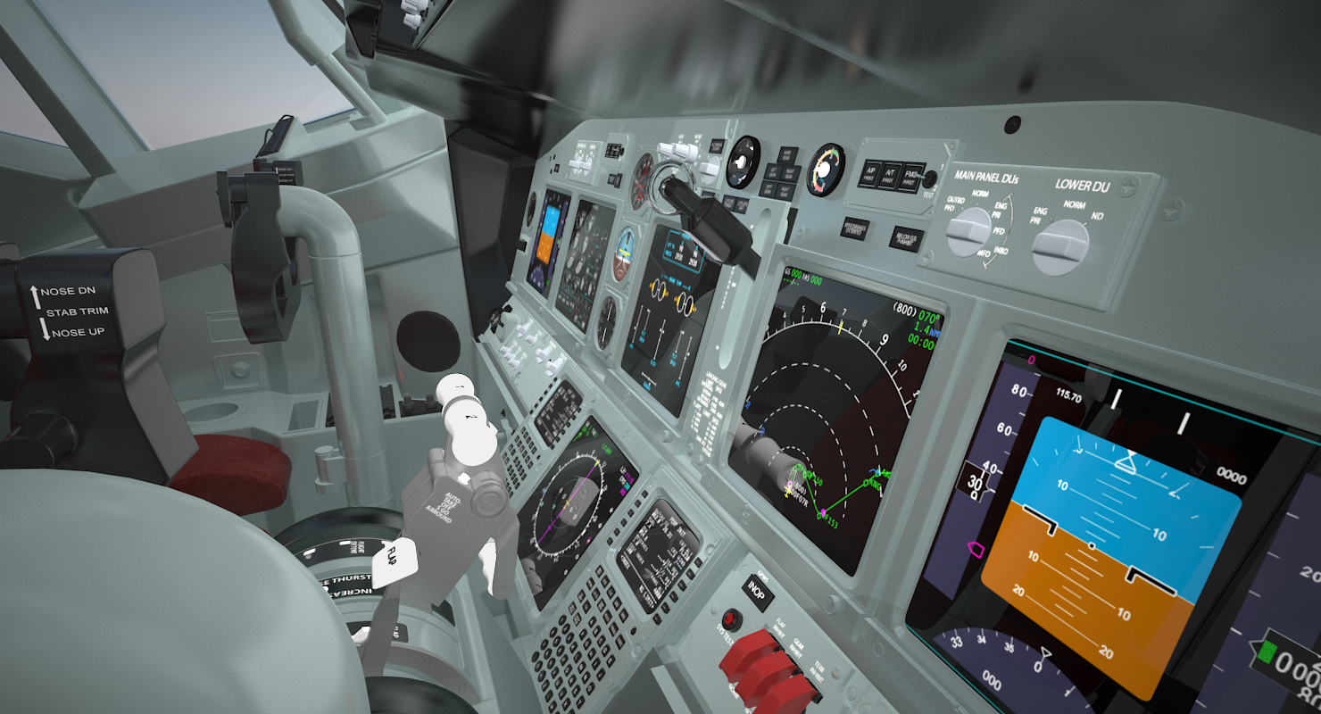 Boeing 737 900 with Interior Delta Air Lines 3D model