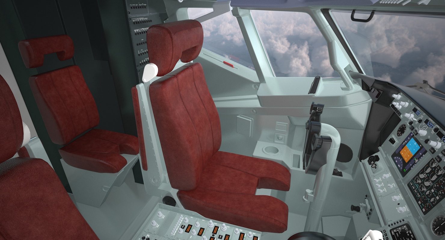 Boeing 737 900 with Interior Delta Air Lines 3D model