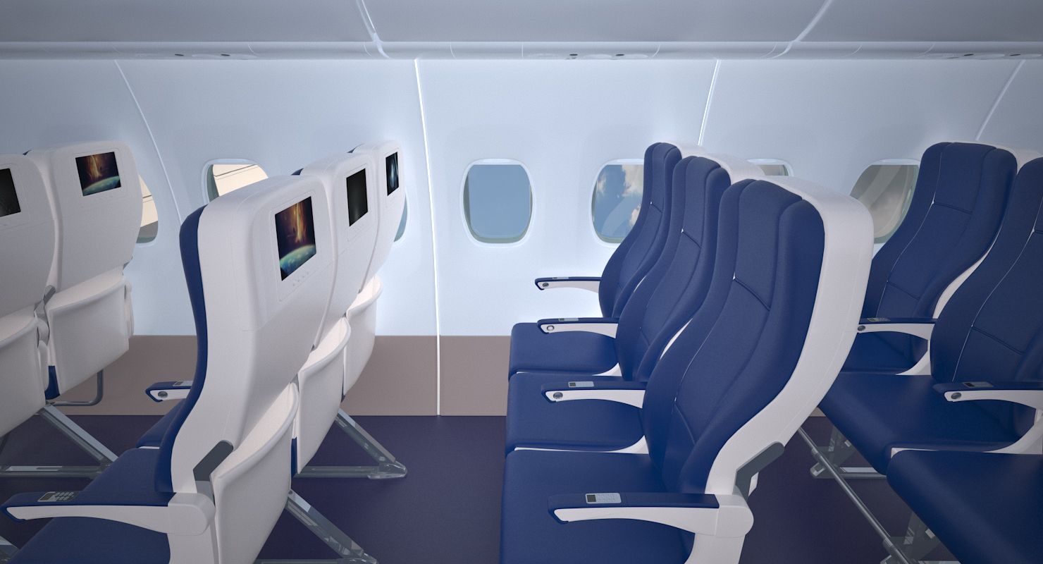 Boeing 737 900 with Interior Delta Air Lines 3D model