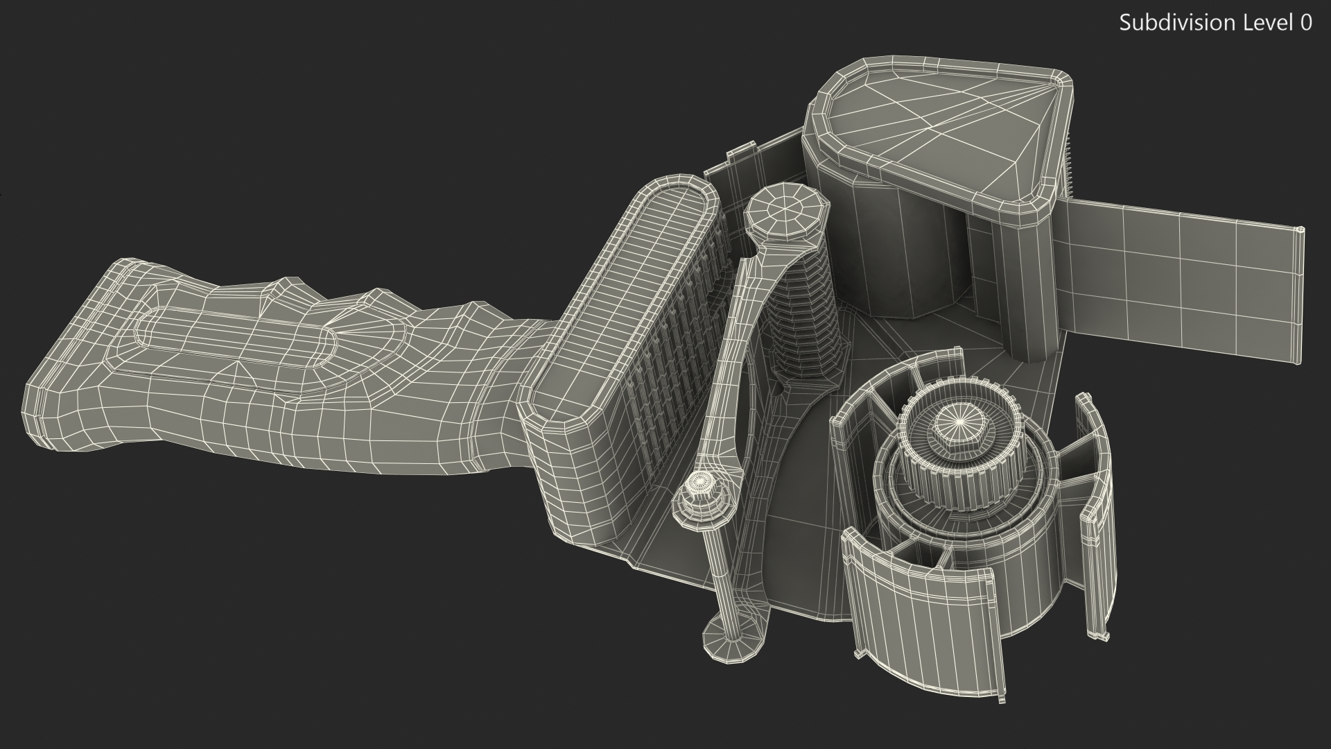 3D model Packaging Tape Dispenser Empty