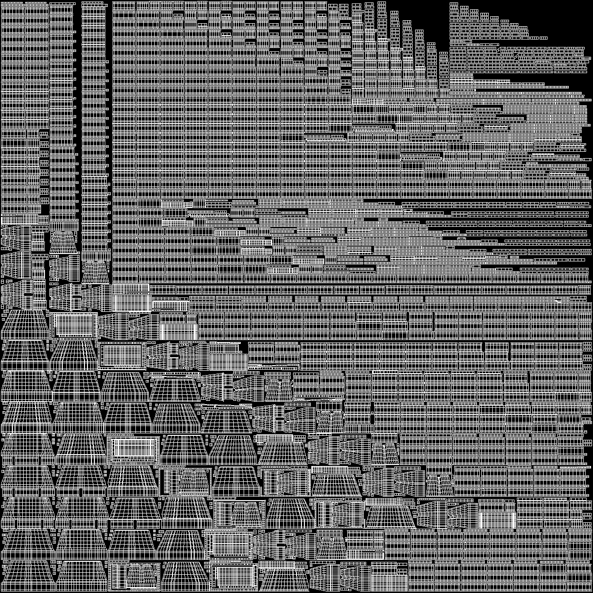 Floor Stacking Plastic Pallet 3D model