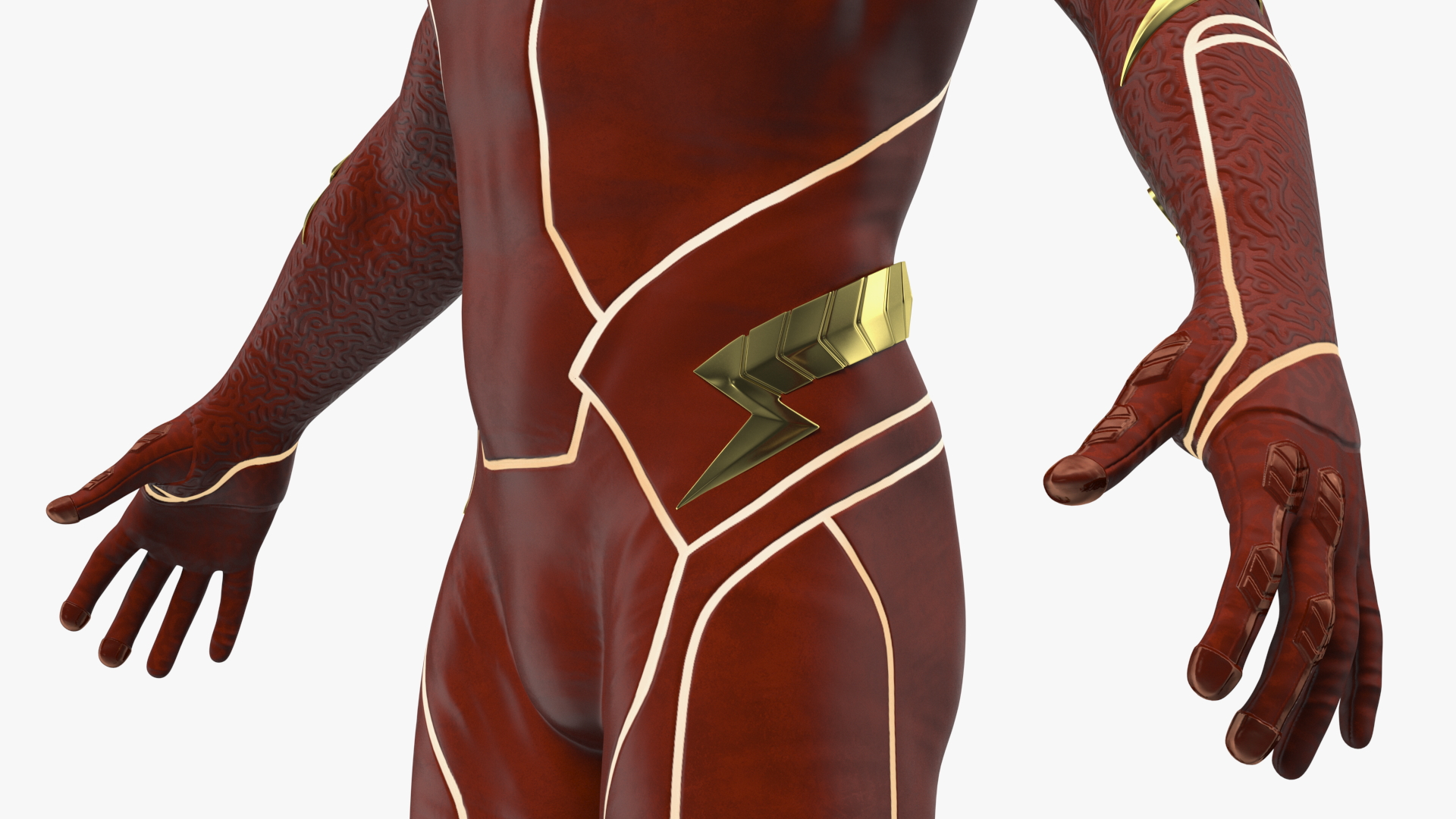 3D model DC Flash Character A-pose