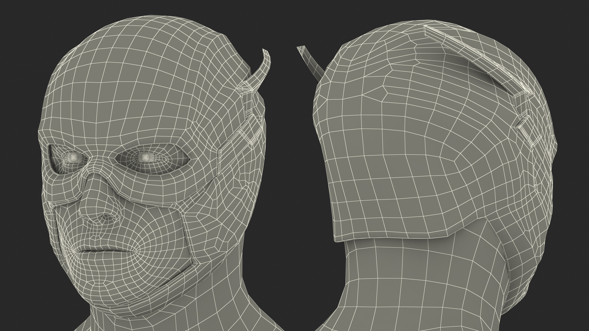 3D model DC Flash Character A-pose