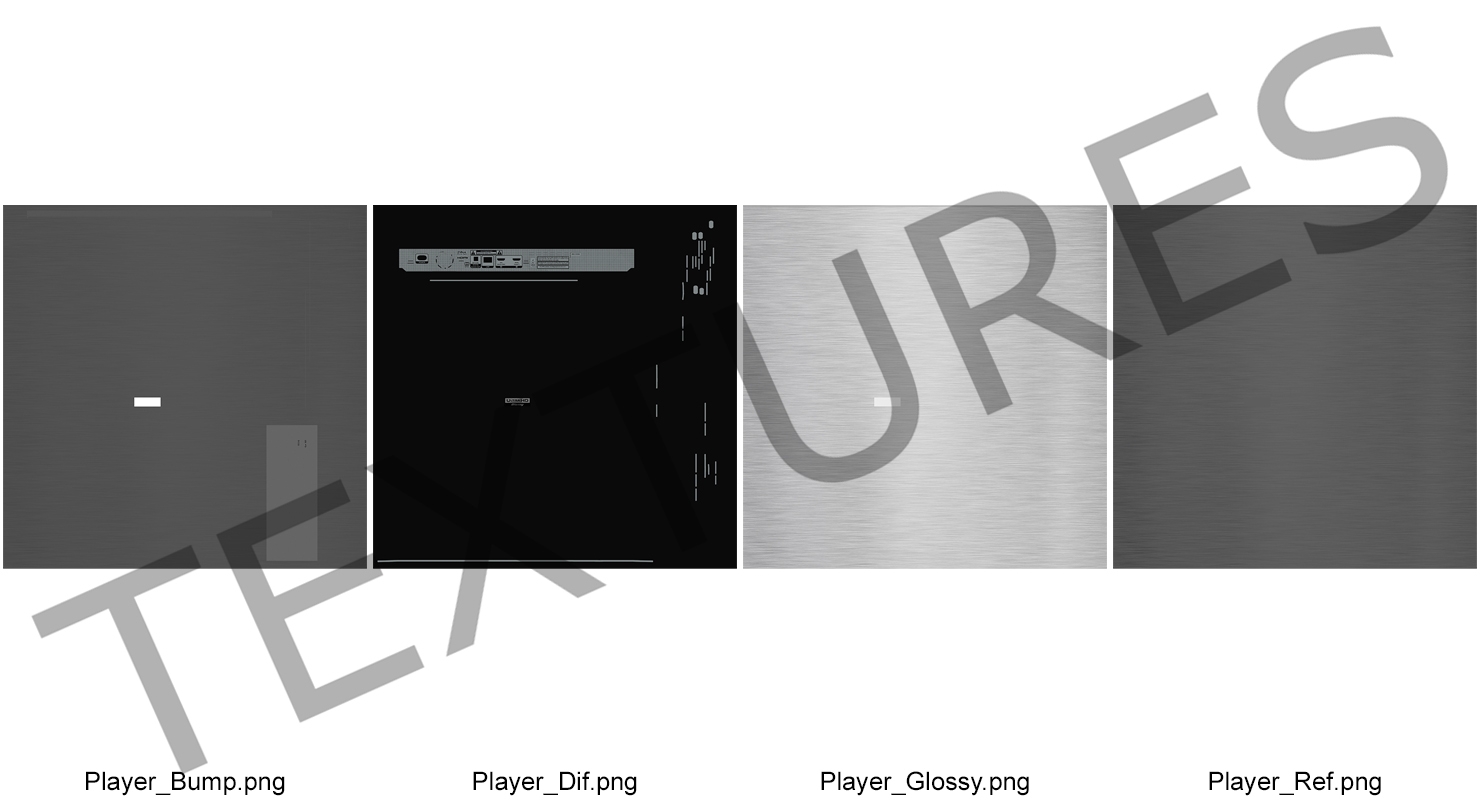 Samsung 4K Ultra HD Blu Ray Player 3D model