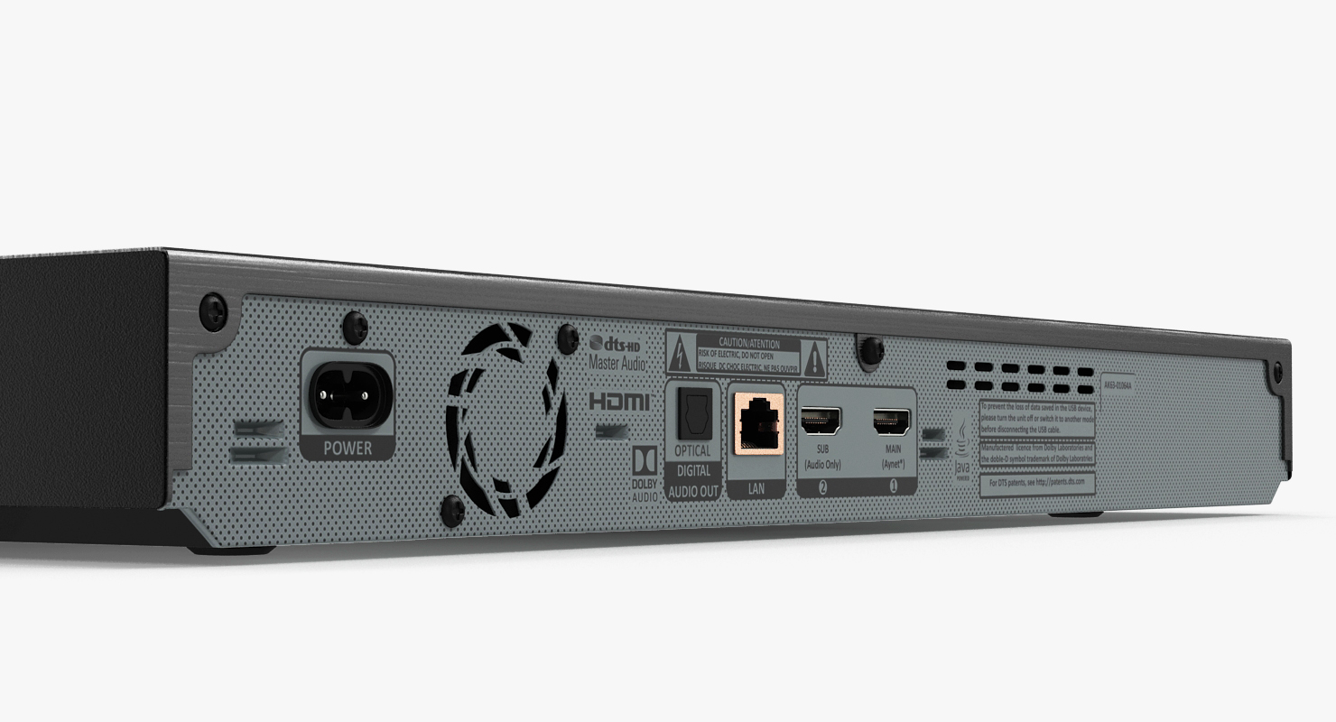 Samsung 4K Ultra HD Blu Ray Player 3D model