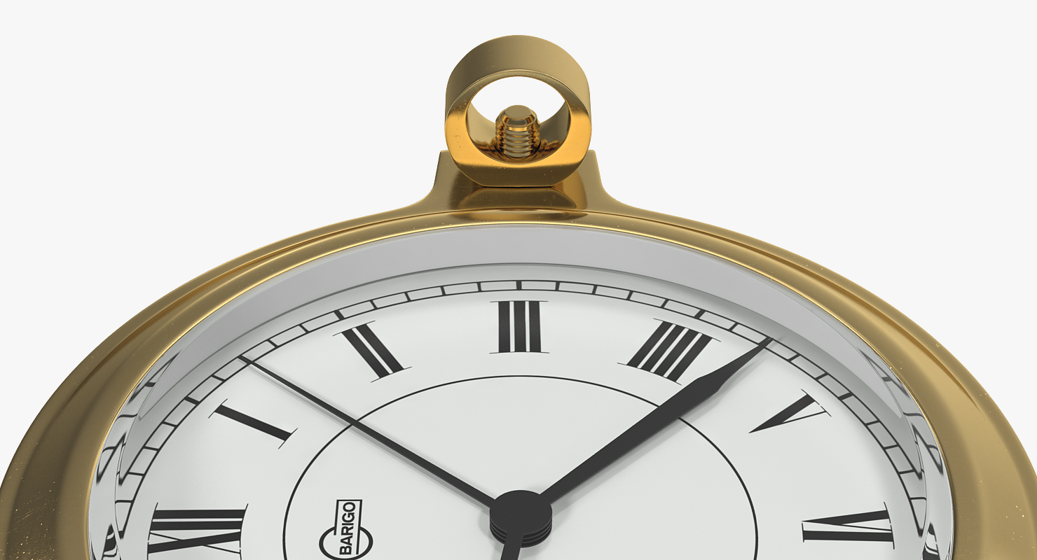 Ships Weather Station with Barometer Clinometer and Clock 3D