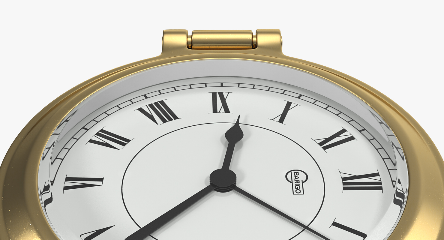 Ships Weather Station with Barometer Clinometer and Clock 3D