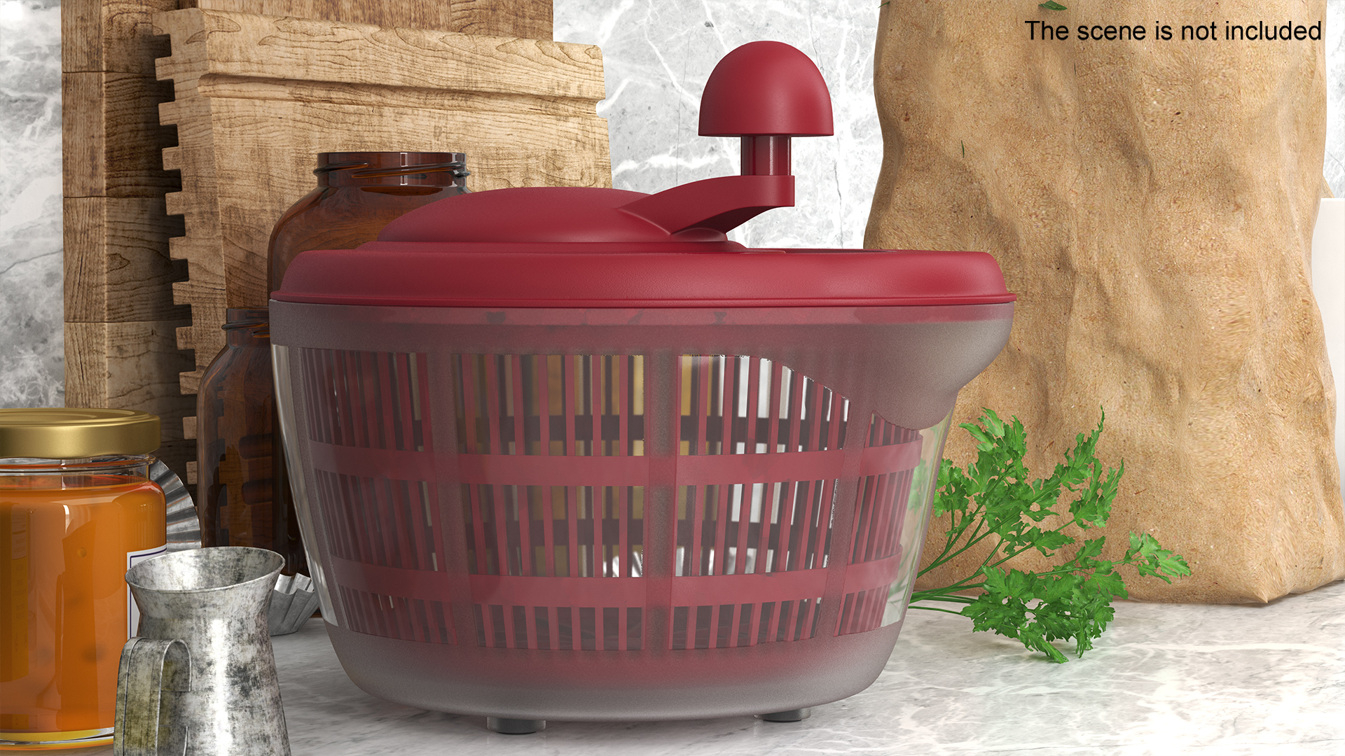 3D Vegetables Quick Dryer Red