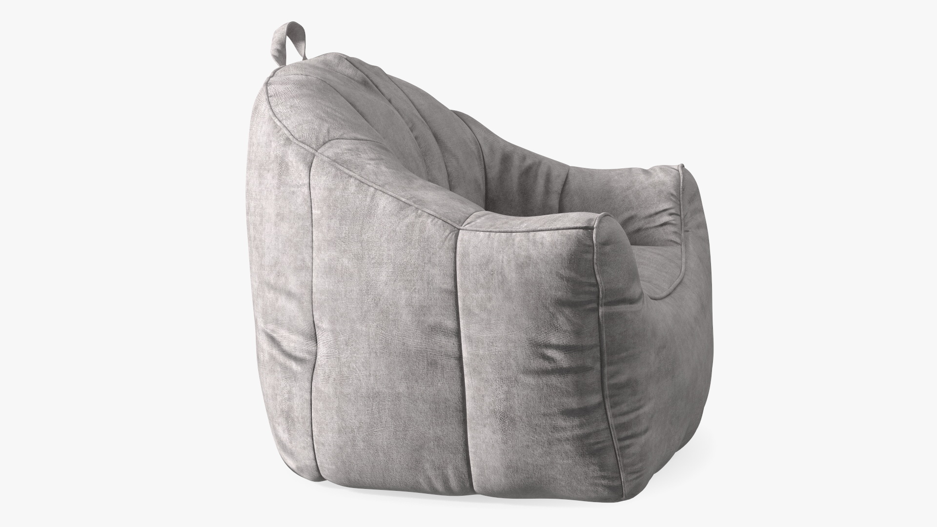3D Hug Bean Bag Armchair Gray