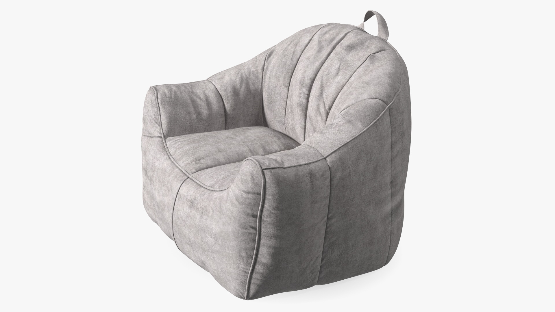 3D Hug Bean Bag Armchair Gray