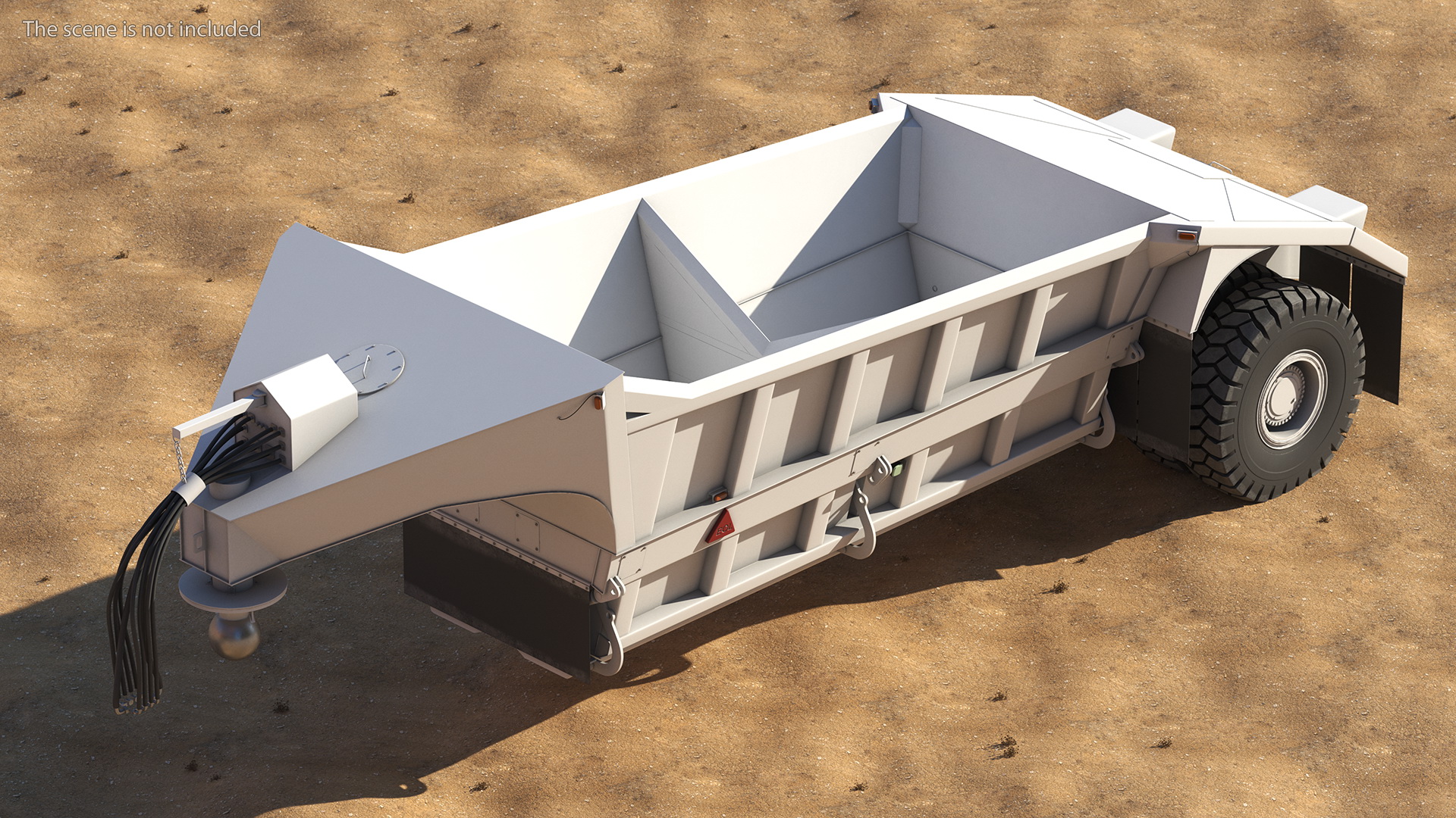 3D Bottom Dump Trailer New model